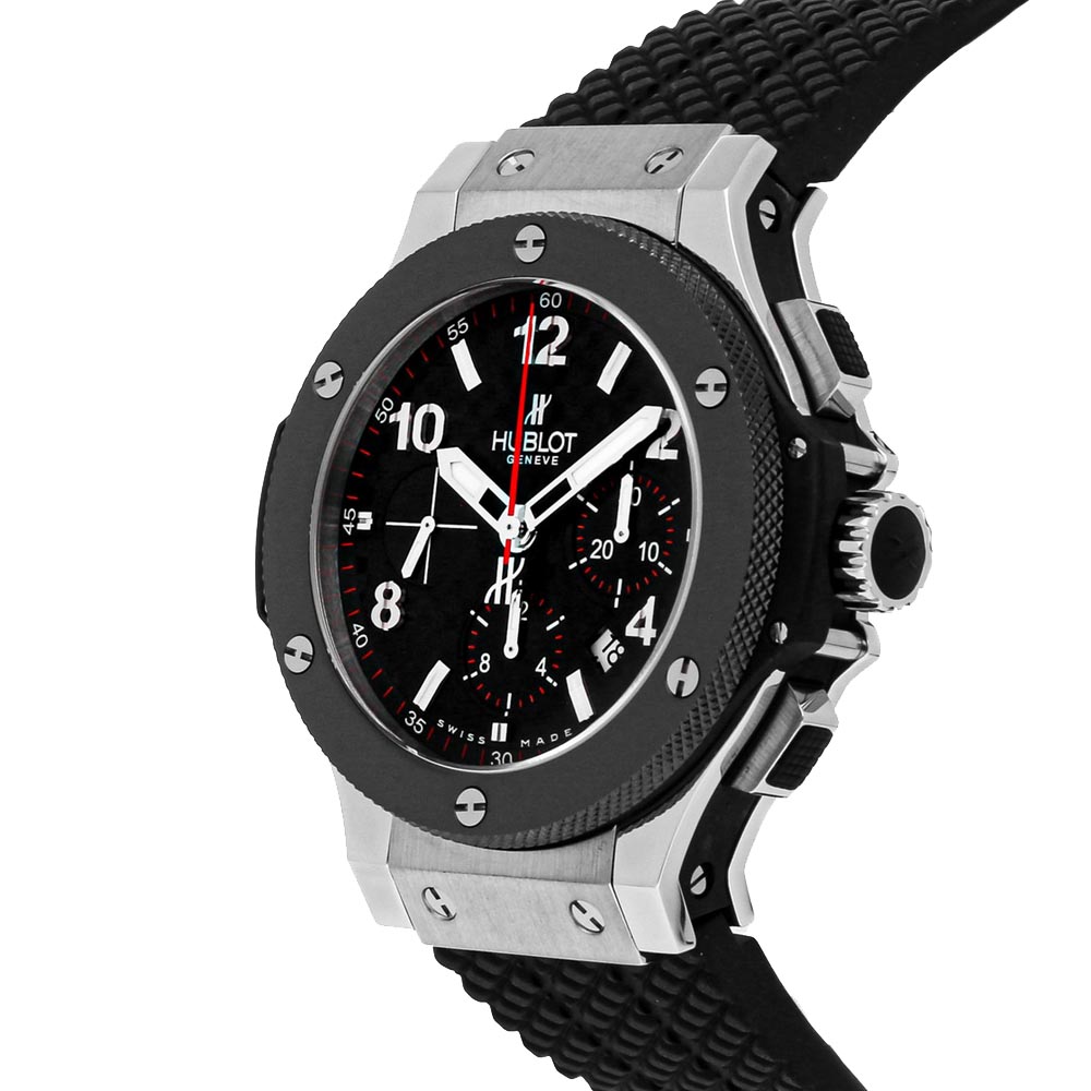 

Hublot Black Stainless Steel Big Bang 301.SB.131.RX Men's Wristwatch 44 MM