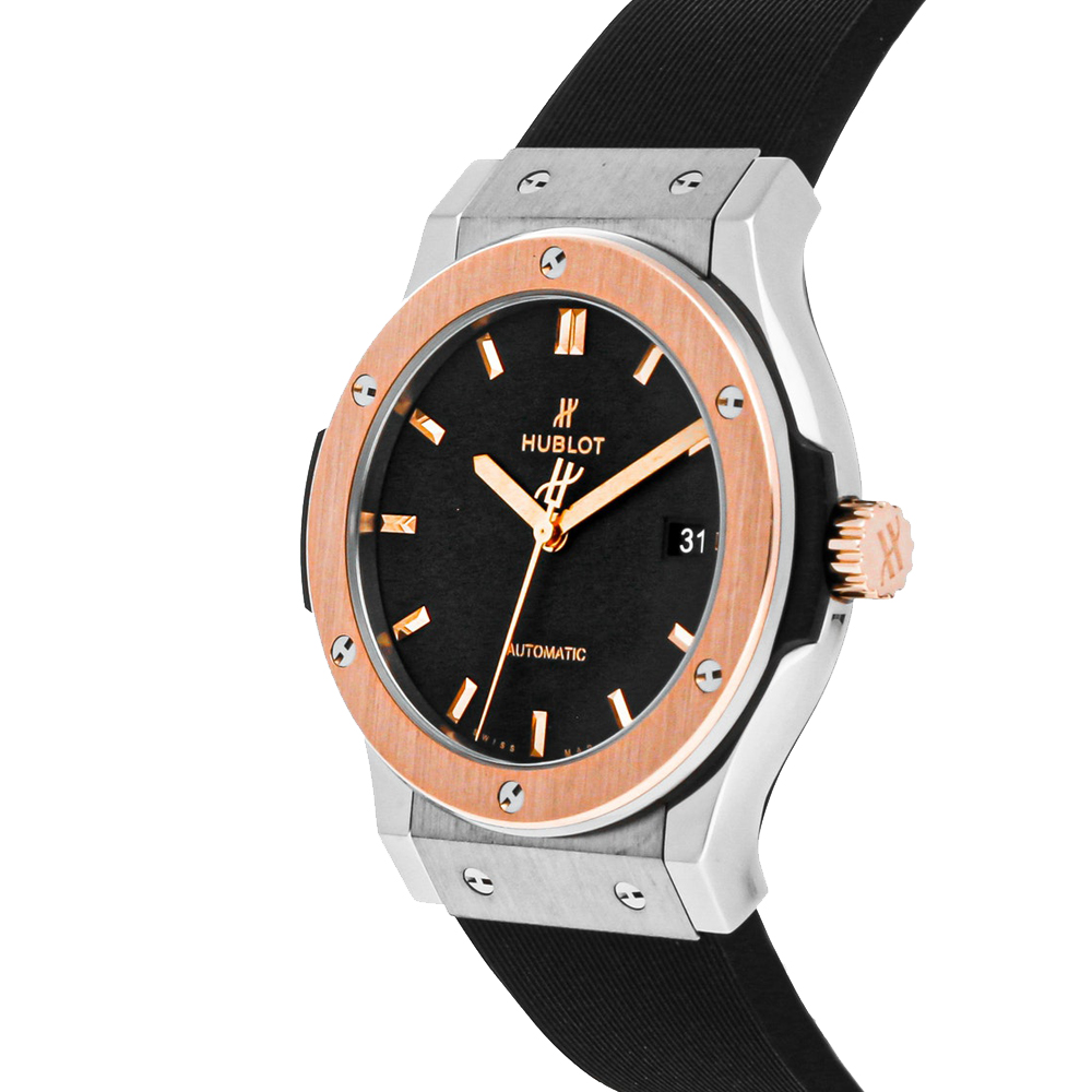 

Hublot Black 18K Rose Gold And Titanium Classic Fusion 542.NO.1181.LR Men's Wristwatch 42 MM