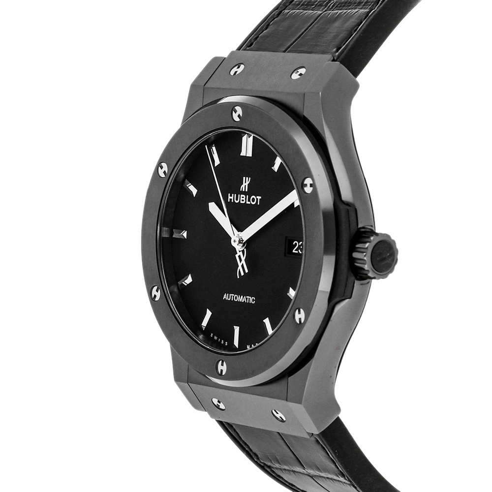 

Hublot Black Ceramic Classic Fusion 542.CM.1171.LR Men's Wristwatch 42 MM