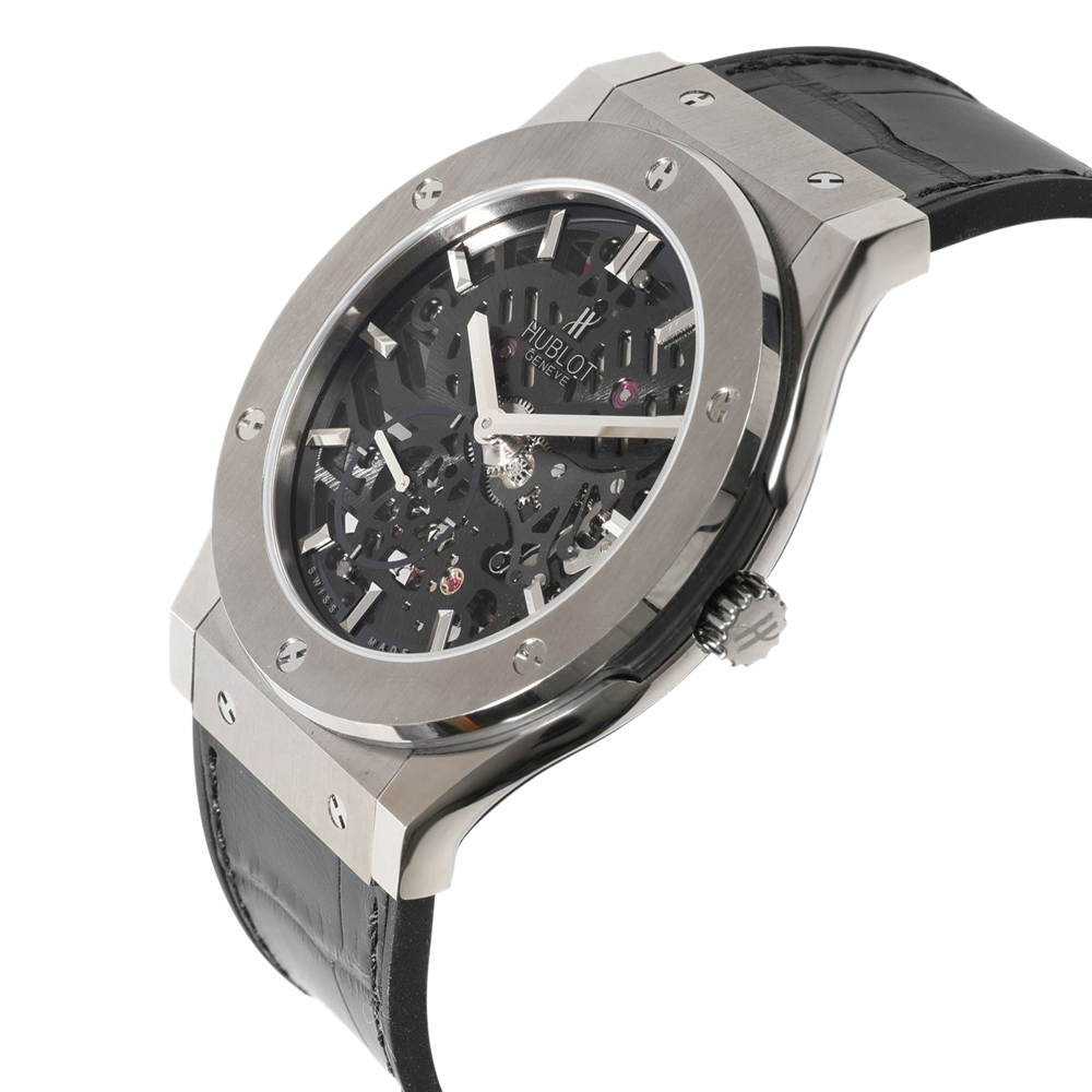 

Hublot Black Titanium Classic Fusion 515.NX.0170.LR Men's Wristwatch 45 MM