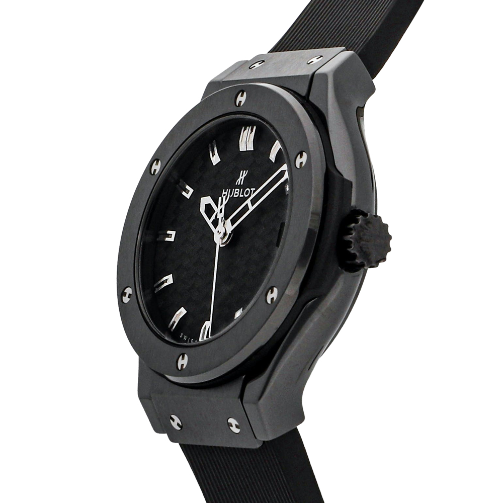 

Hublot Black Ceramic Classic Fusion 581.CM.1770.RX Men's Wristwatch 33 MM