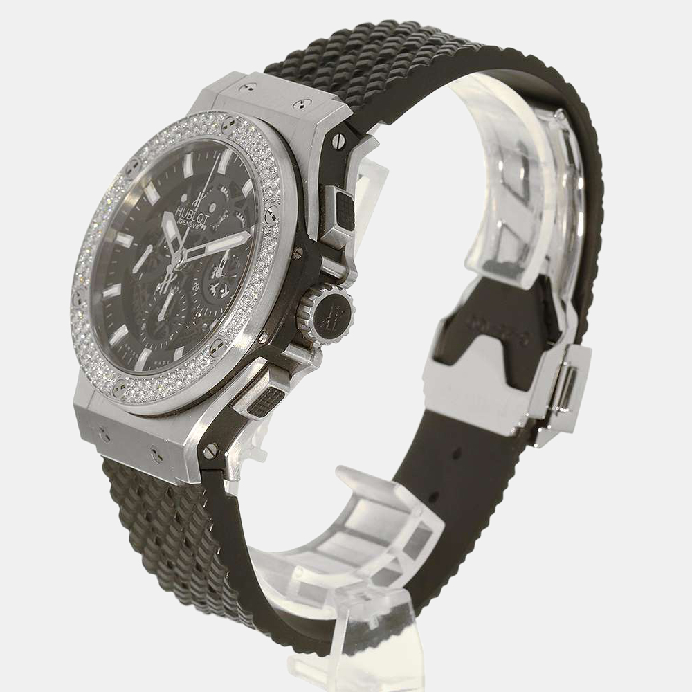 

Hublot Black Diamonds Stainless Steel Big Bang Aero Bang 311.SX.1170.GR.1104 Men's Wristwatch 44 MM