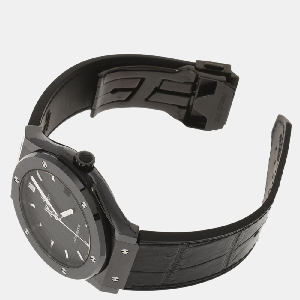 

Hublot Black Ceramic Classic Fusion Automatic Men's Wristwatch 45 mm
