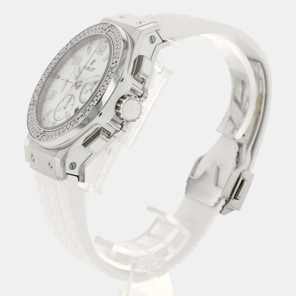 

Hublot White Diamonds Ceramic Big Bang 301.SE.230.RW.114 Men's Wristwatch 44 mm