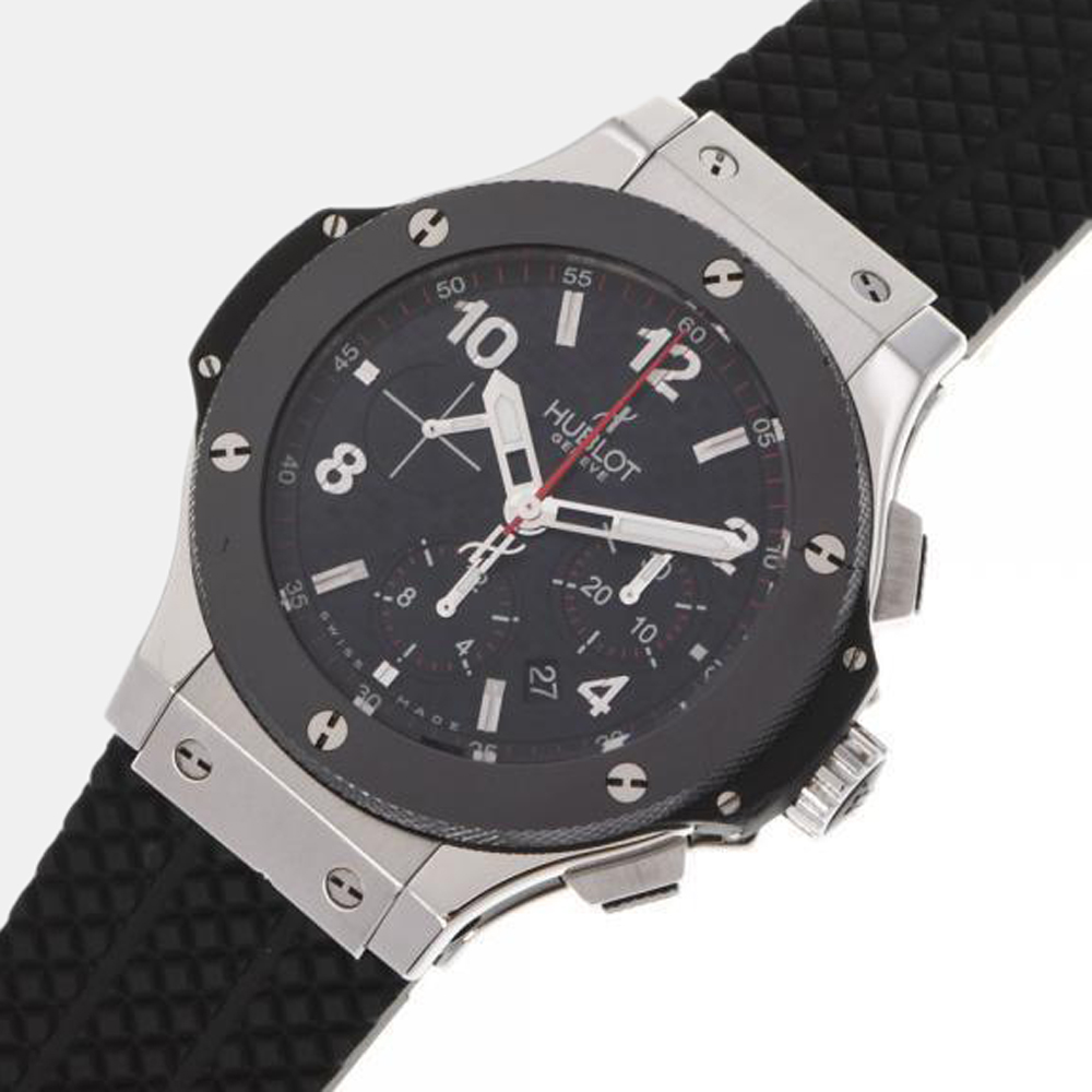 

Hublot Black Stainless Steel And Ceramic 301.SB.131.RX Big Bang Men's Wristwatch 44 mm