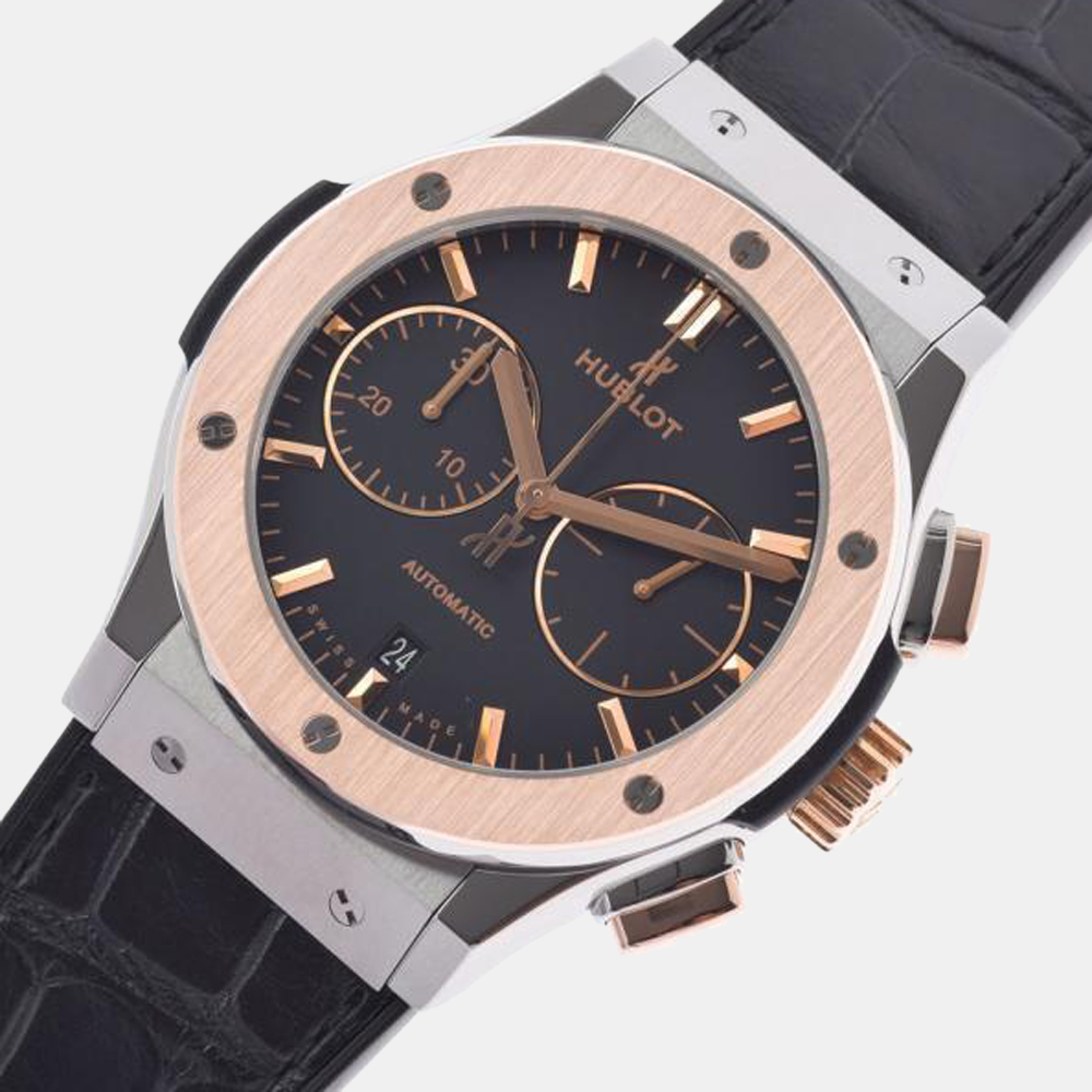 

Hublot Black Titanium Classic Fusion 521.NO.1181.LR Automatic Men's Wristwatch 45 mm