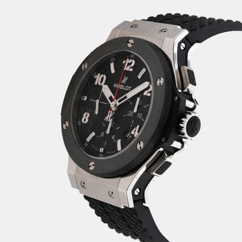 

Hublot Black Stainless Steel And Ceramic Big Bang 301.SB.131.RX Automatic Men's Wristwatch 44 mm