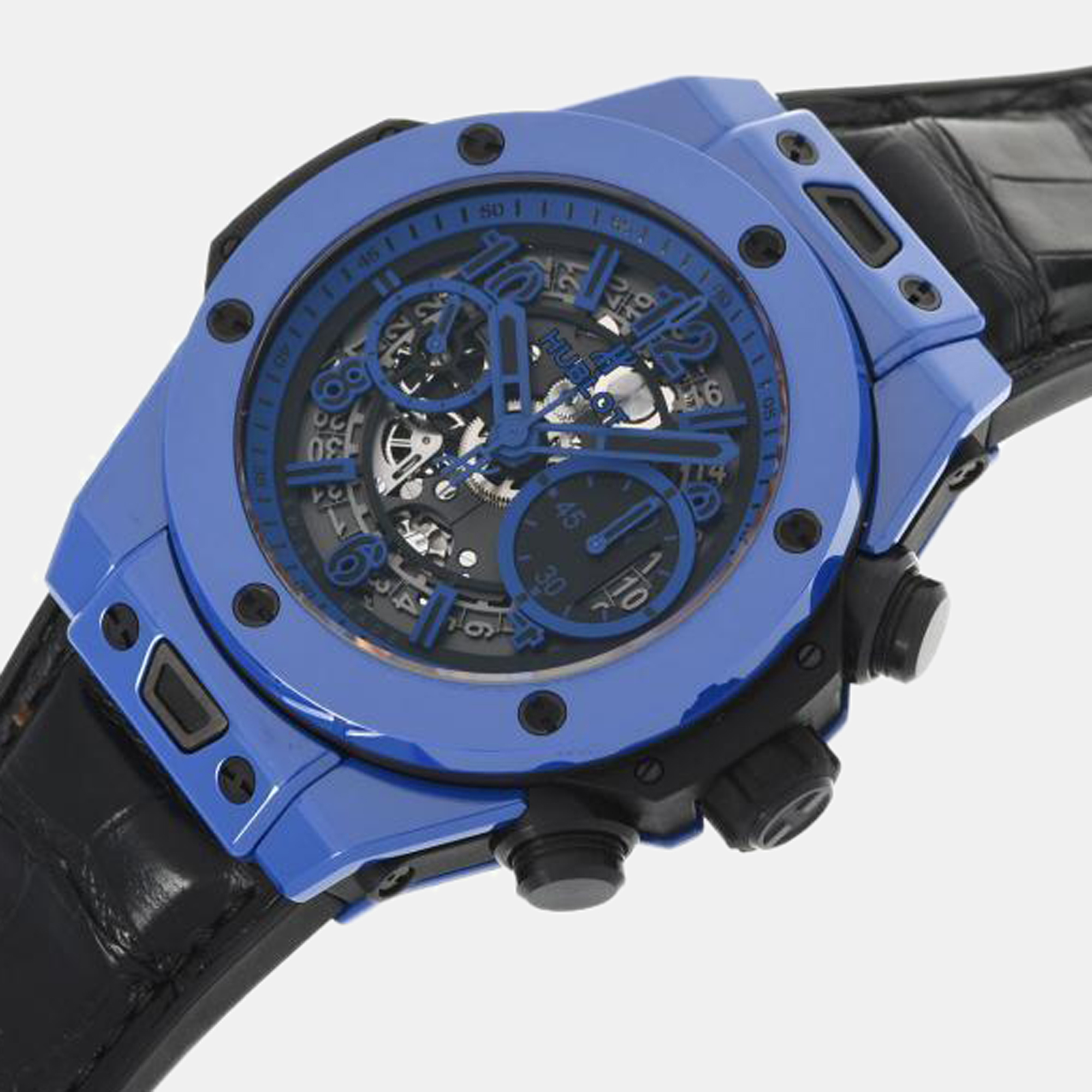 

Hublot Blue Ceramic Big Bang 411.ES.5119.RX Automatic Men's Wristwatch 45 mm