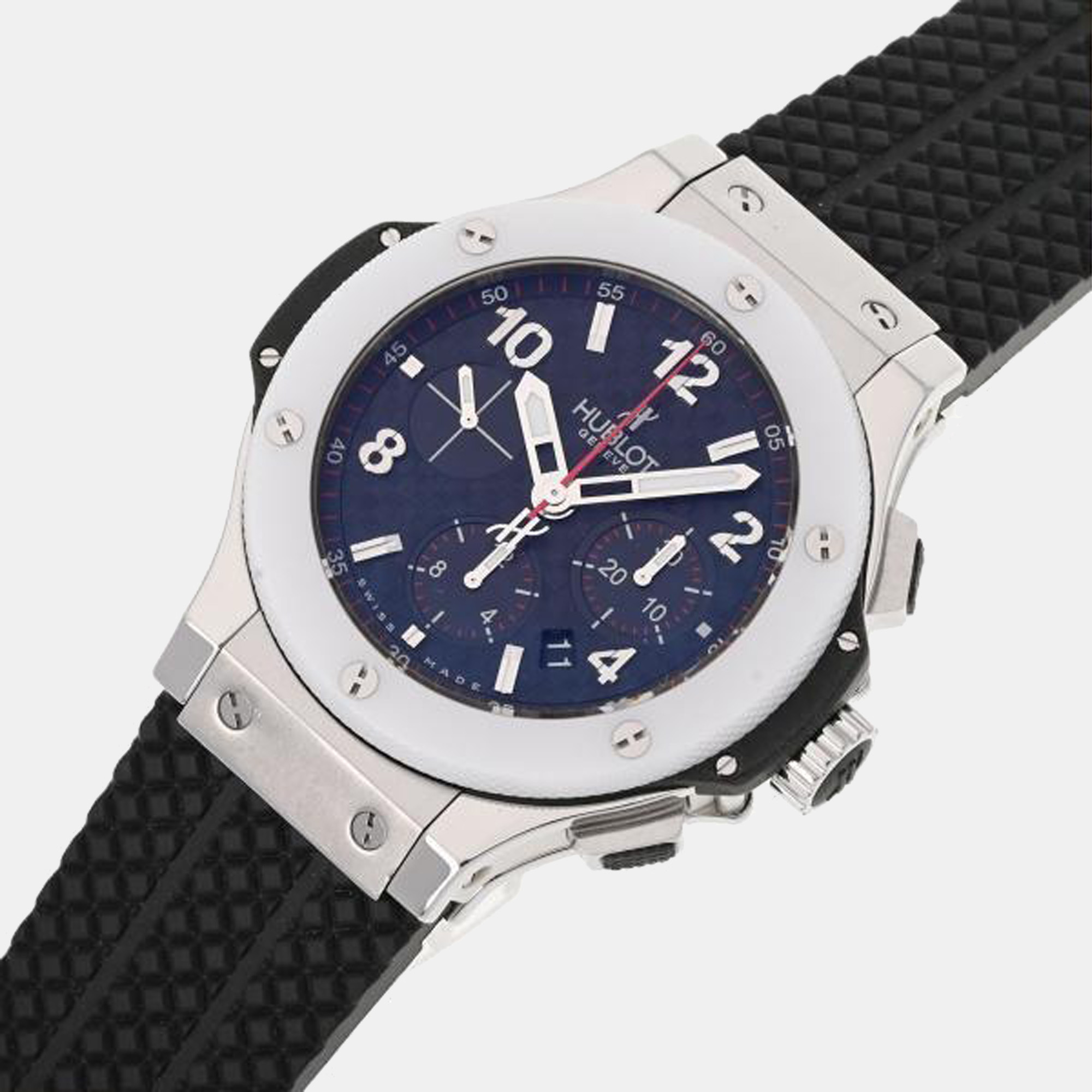 

Hublot Black Stainless Steel Big Bang 301.SH.131.RW Automatic Men's Wristwatch 44 mm, Grey