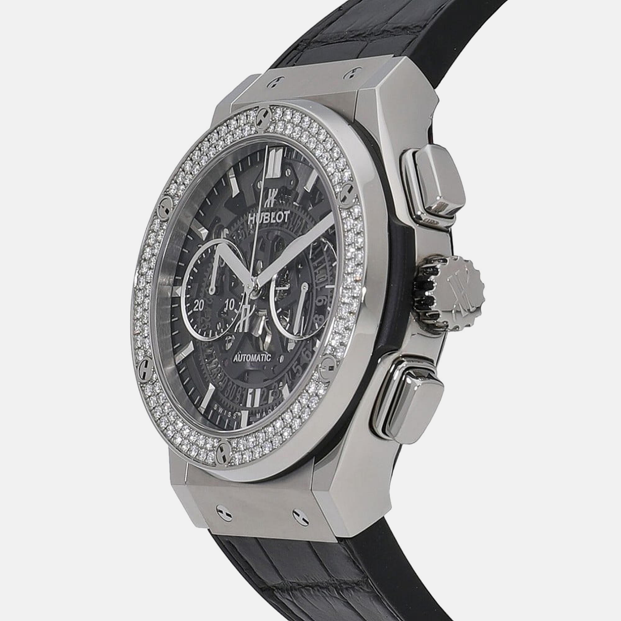 

Hublot Black Diamonds Titanium Classic Fusion Aerofusion 525.NX.0170.LR.1104 Automatic Men's Wristwatch 45 mm