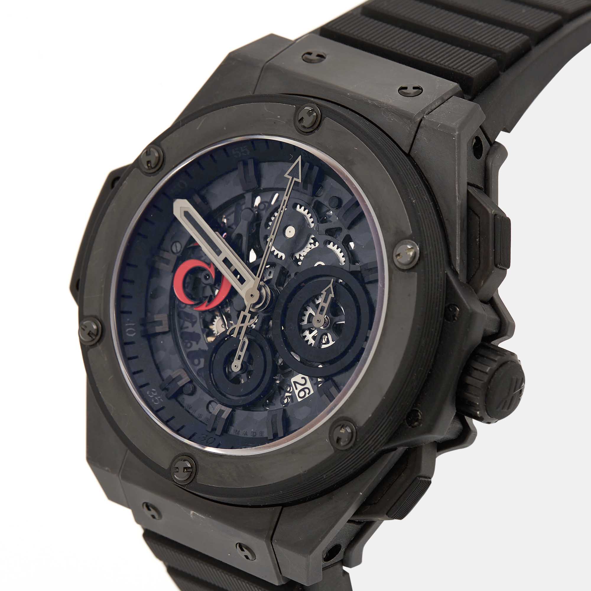 

Hublot Black Microblasted Ceramic Rubber Big Bang King Power Alinghi Limited Edition