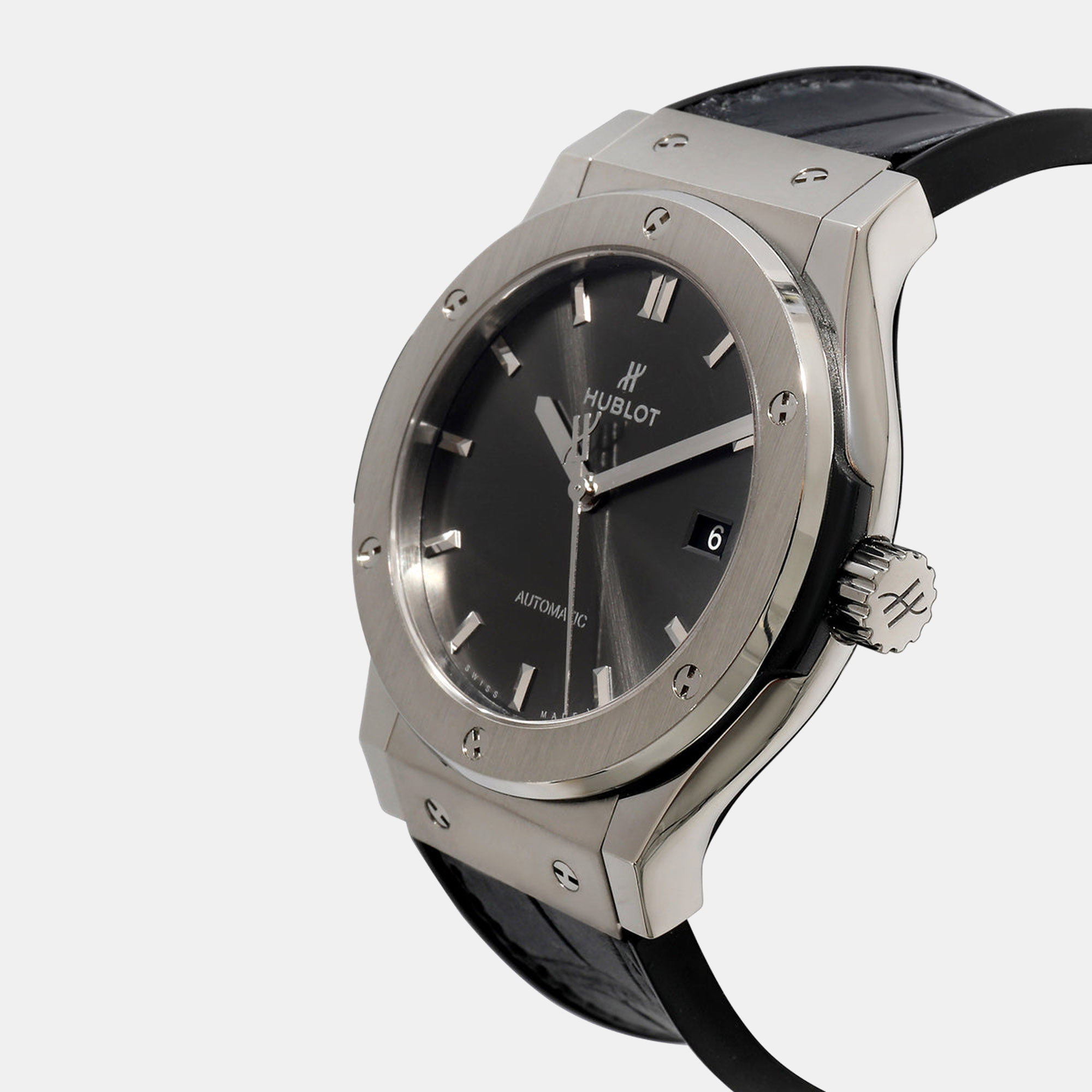 

Hublot Grey Titanium Classic Fusion 542.NX.7071.LR Automatic Men's Wristwatch