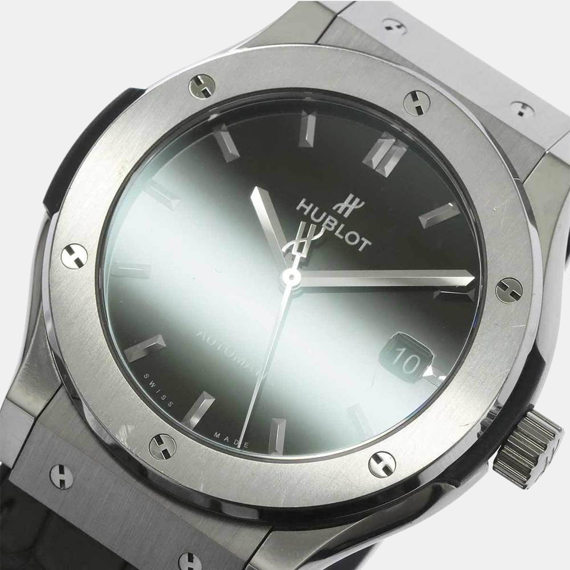 

Hublot Green Titanium Classic Fusion 511.NX.8970.LR Automatic Men's Wristwatch 45 mm