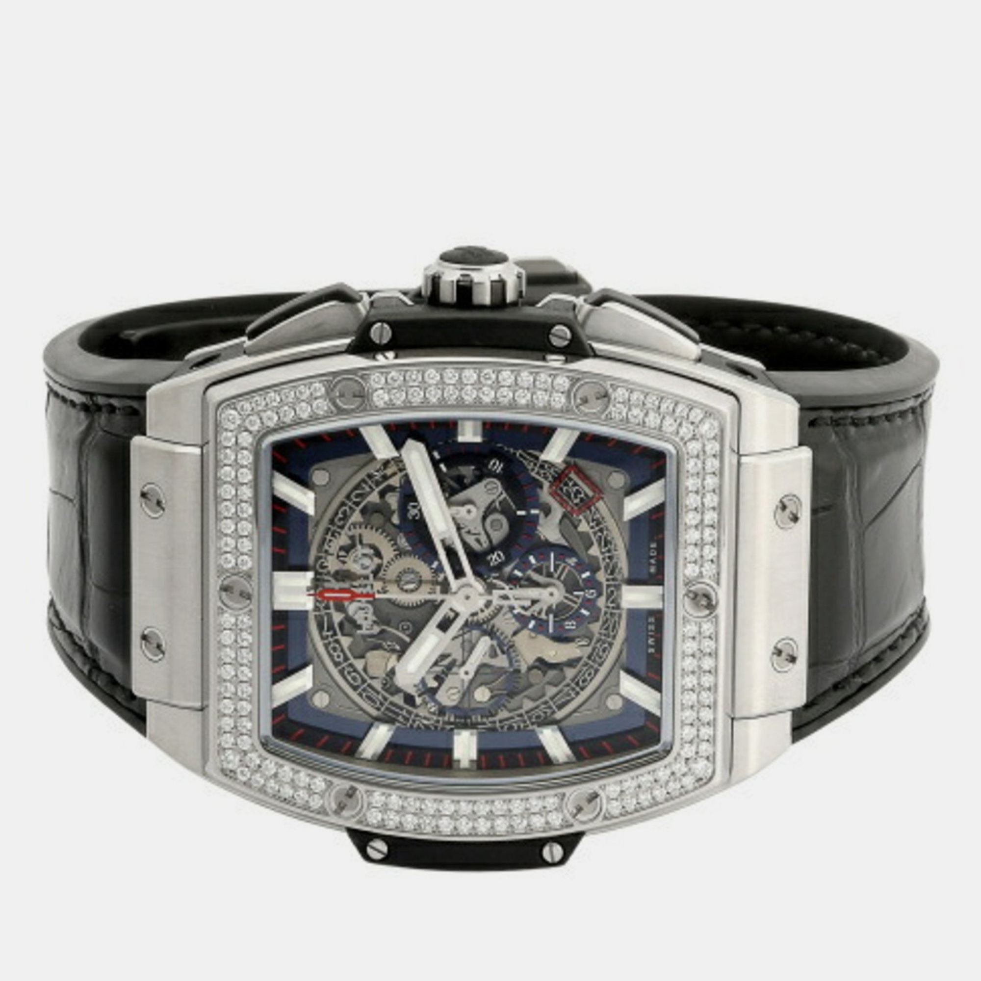 

Hublot Grey Titanium Spirit of Big Bang 601.NX.0173.LR.1104 Automatic Men's Wristwatch 45 mm