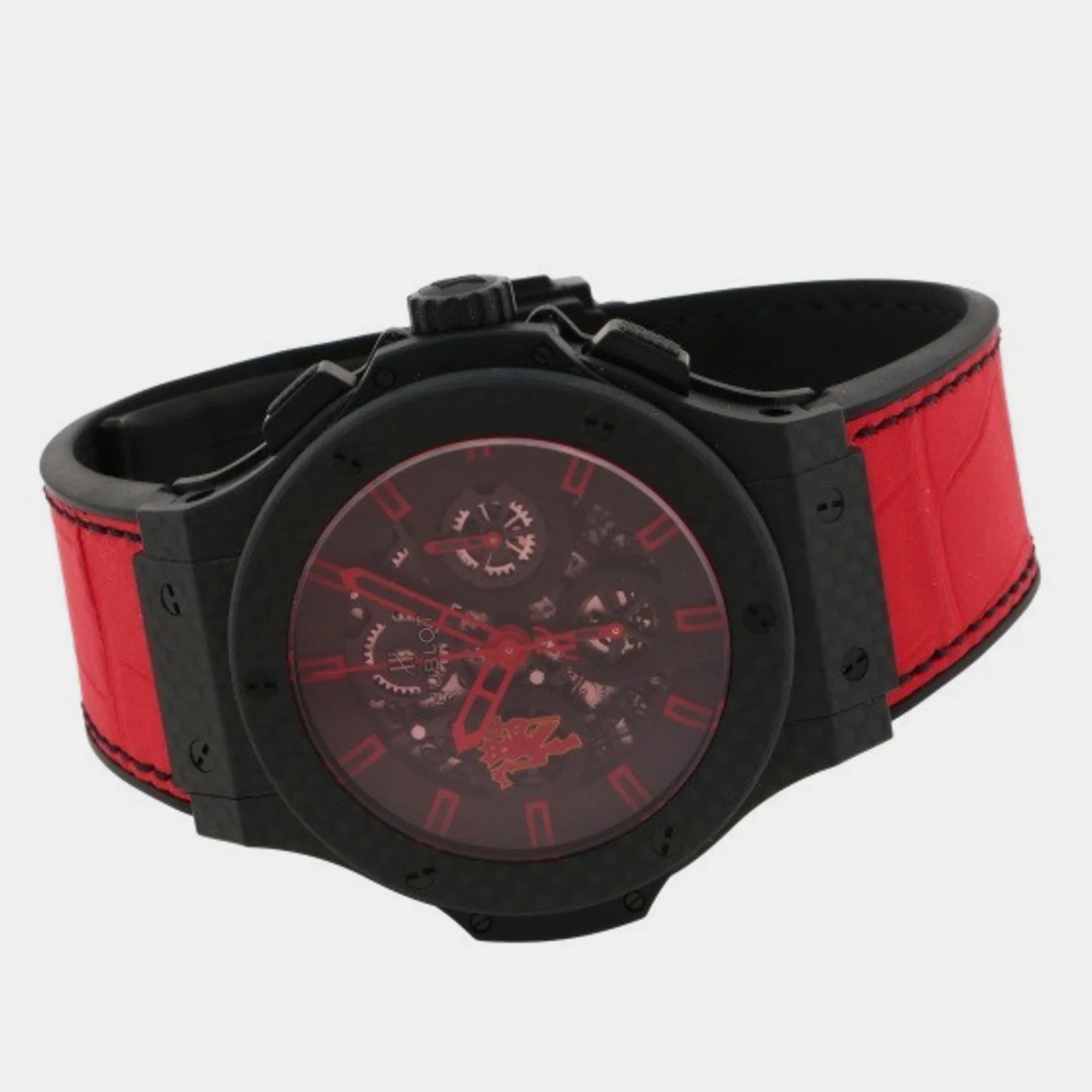 

Hublot Red Carbon Big Bang Aero 311.QX.1113.GR.MUK13 Automatic Men's Wristwatch 44 mm