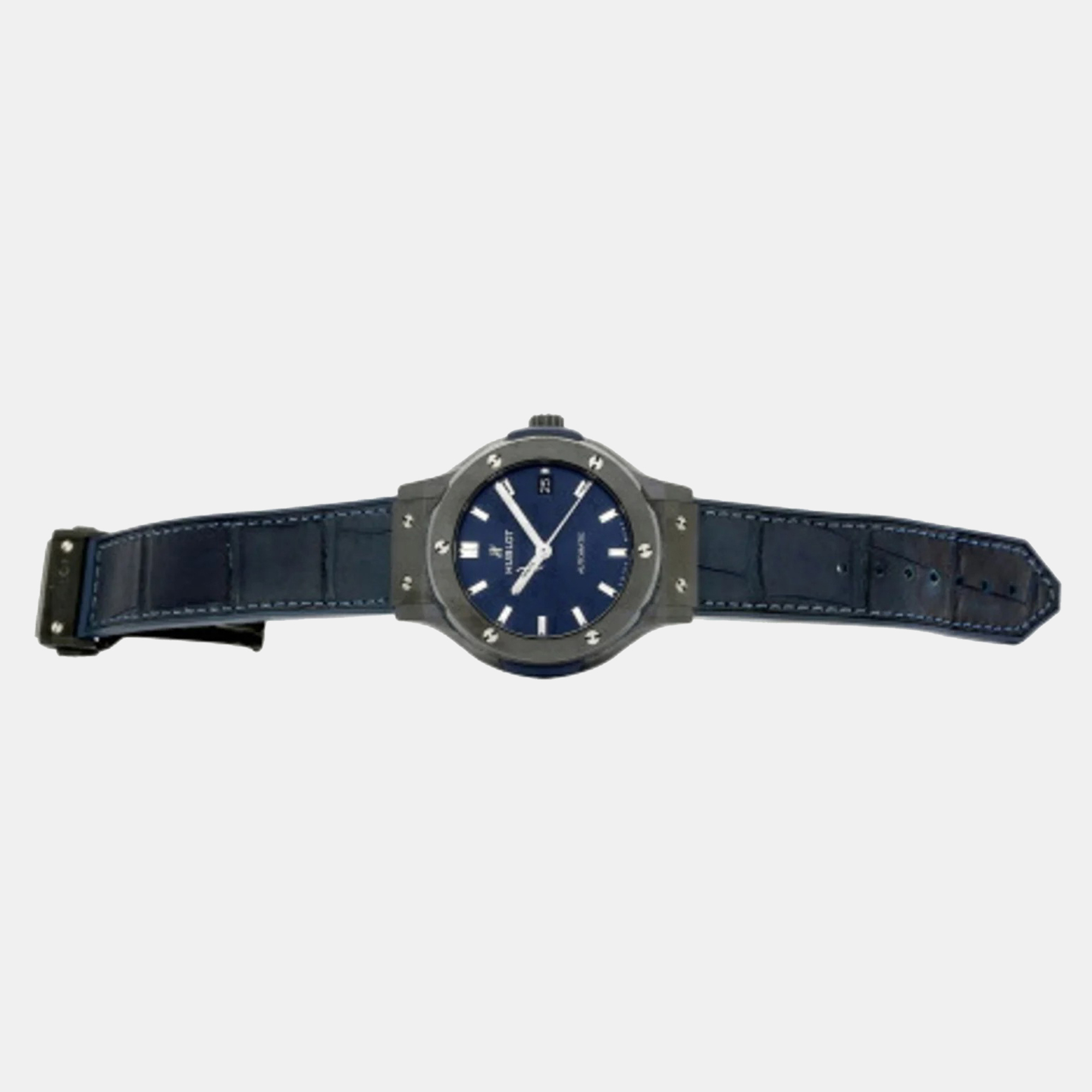 

Hublot Blue Ceramic Classic Fusion 565.CM.7170.LR Automatic Men's Wristwatch 38 mm