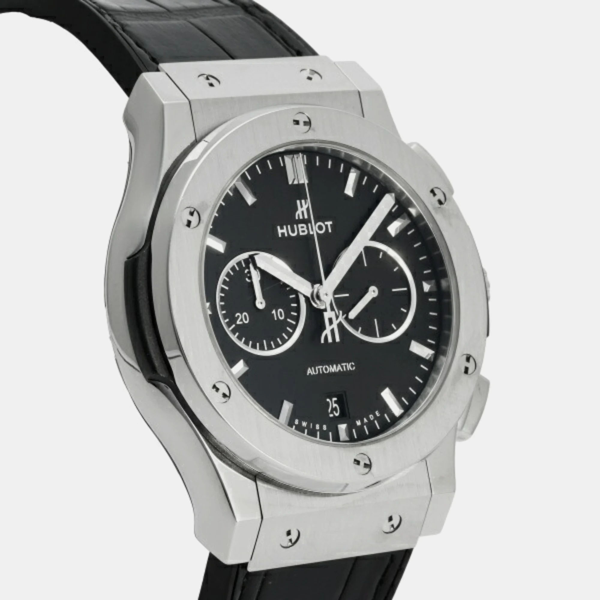 

Hublot Black Titanium Classic Fusion 541.NX.1171.LR Automatic Men's Wristwatch 42 mm