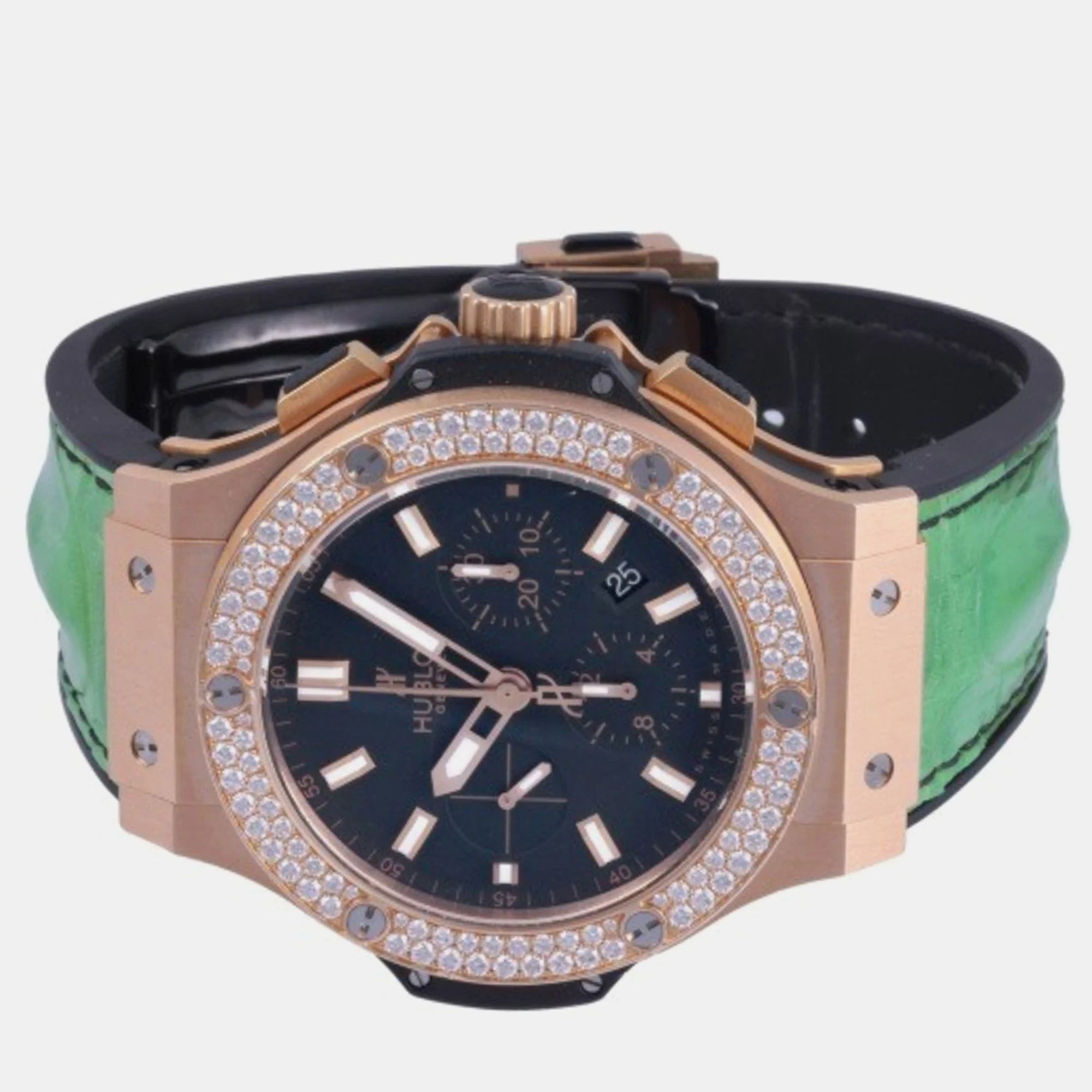 

Hublot Black Diamond Titanium Big Bang 301.PX.1180.RX.1104 Automatic Men's Wristwatch 44 mm