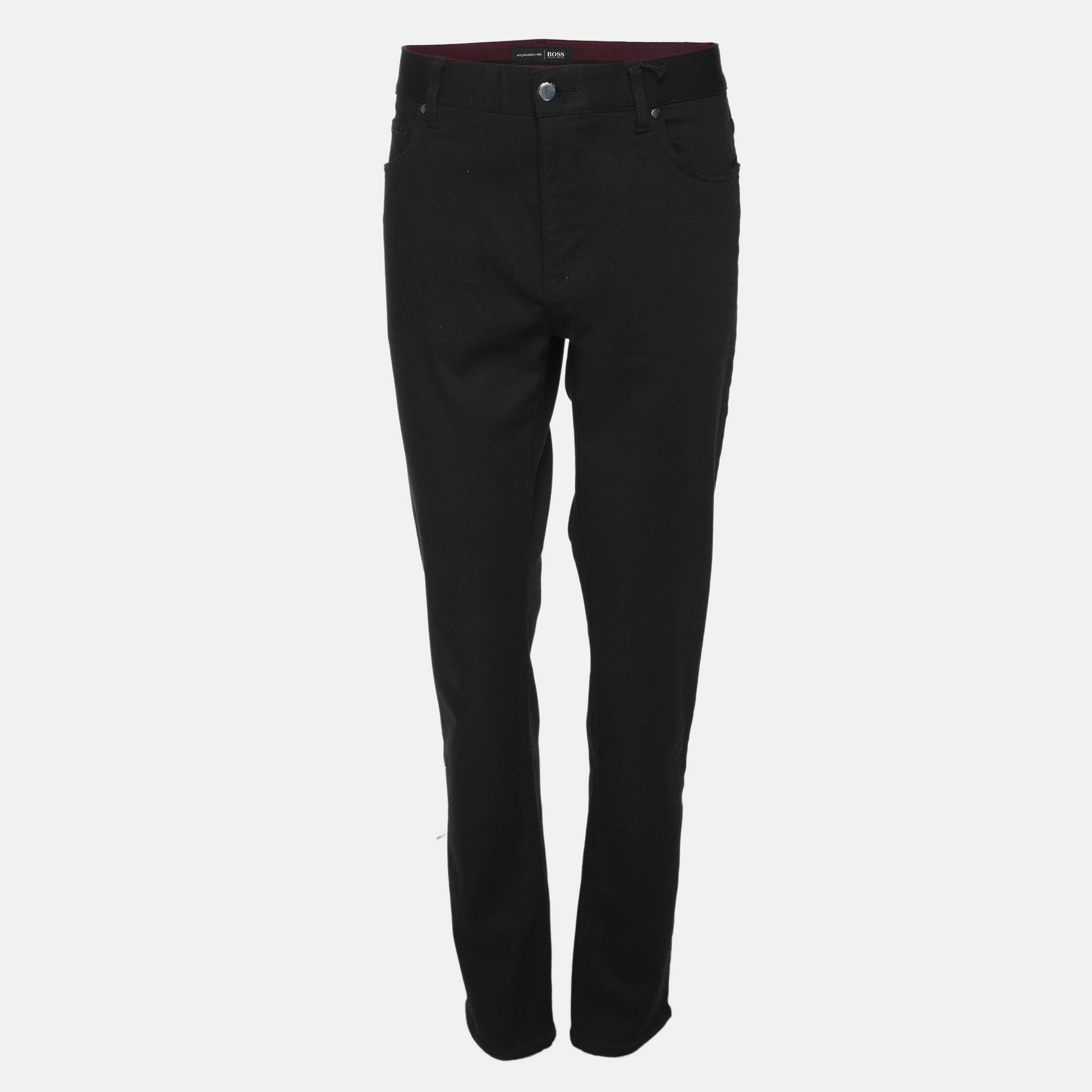 

Boss by Hugo Boss x Porsche Black Spandex Tapered Fit Pants XL