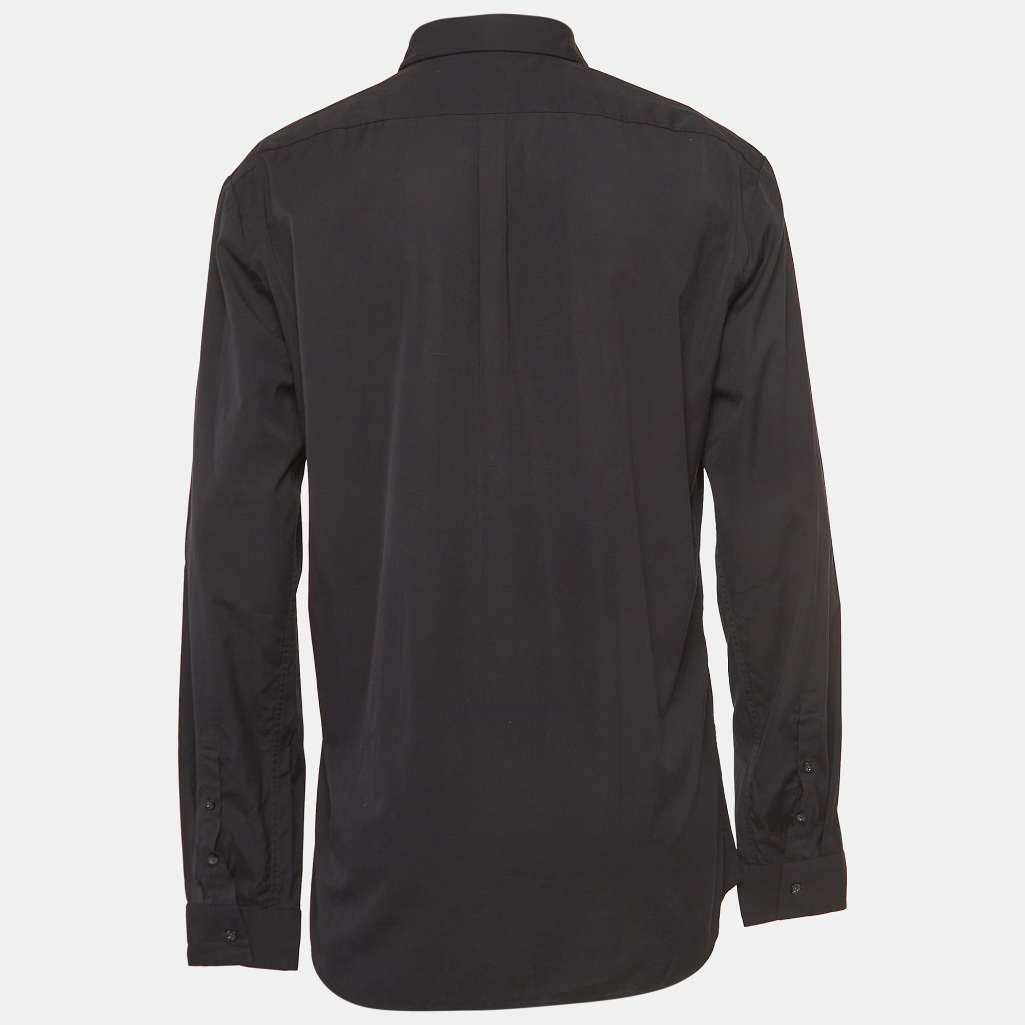 

Hugo Boss Black Cotton Long Sleeve Shirt 2XL