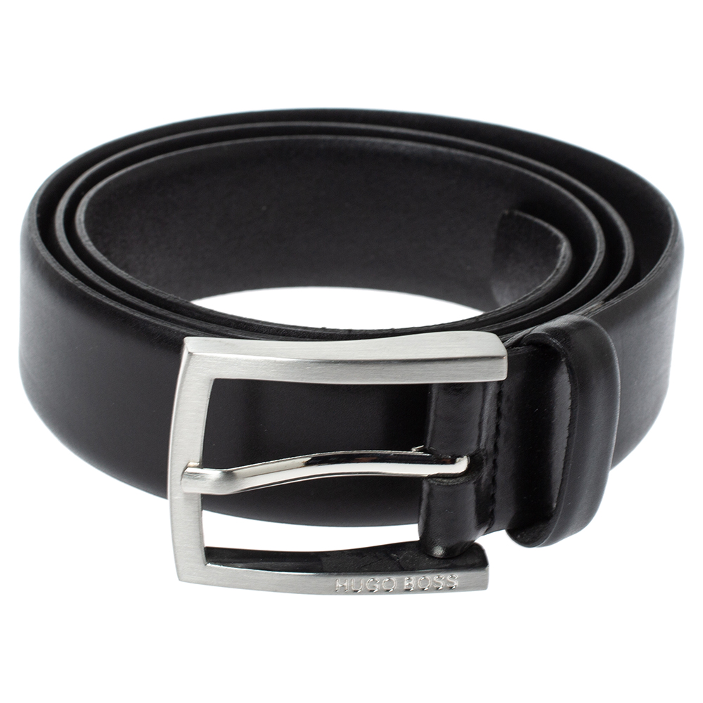 

Hugo Boss Black Leather Buckle Belt