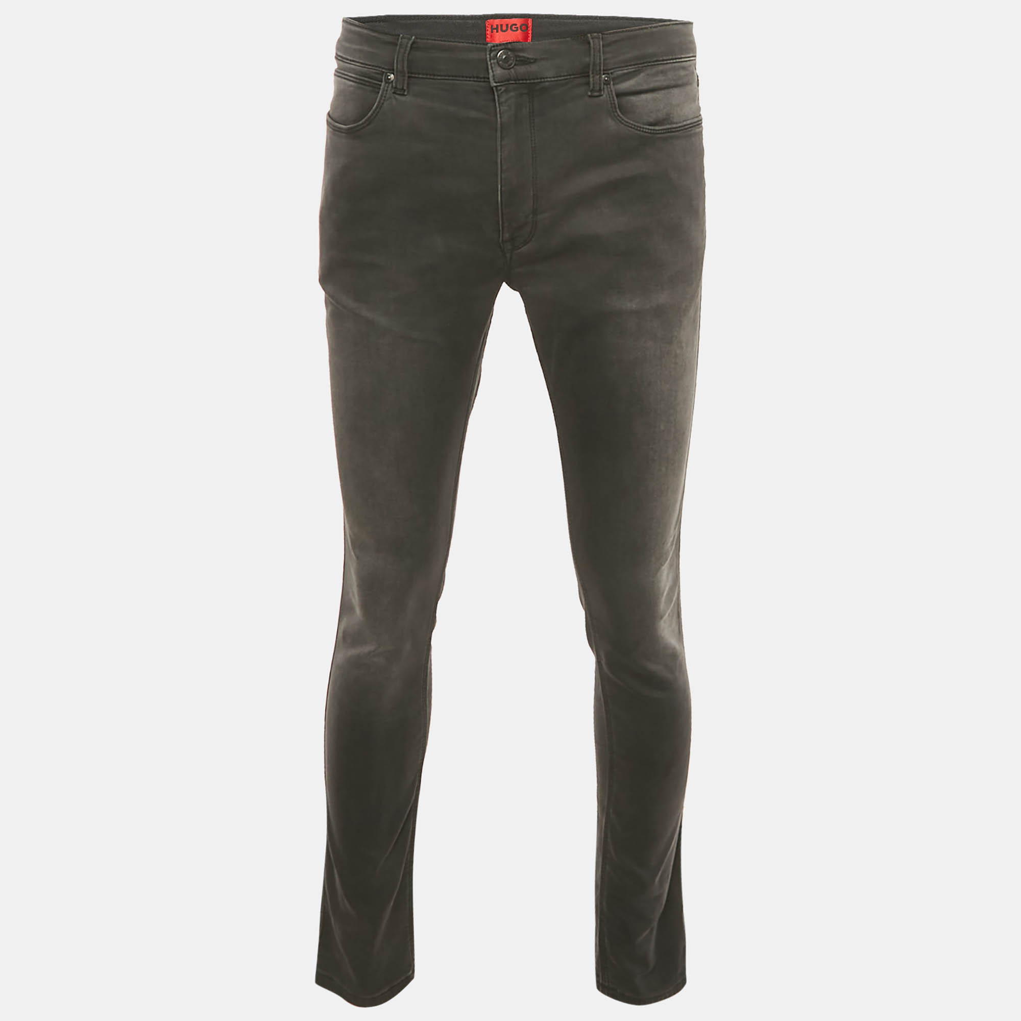 

Hugo Boss Black Washed Stretch Denim Jeans L Waist 36"