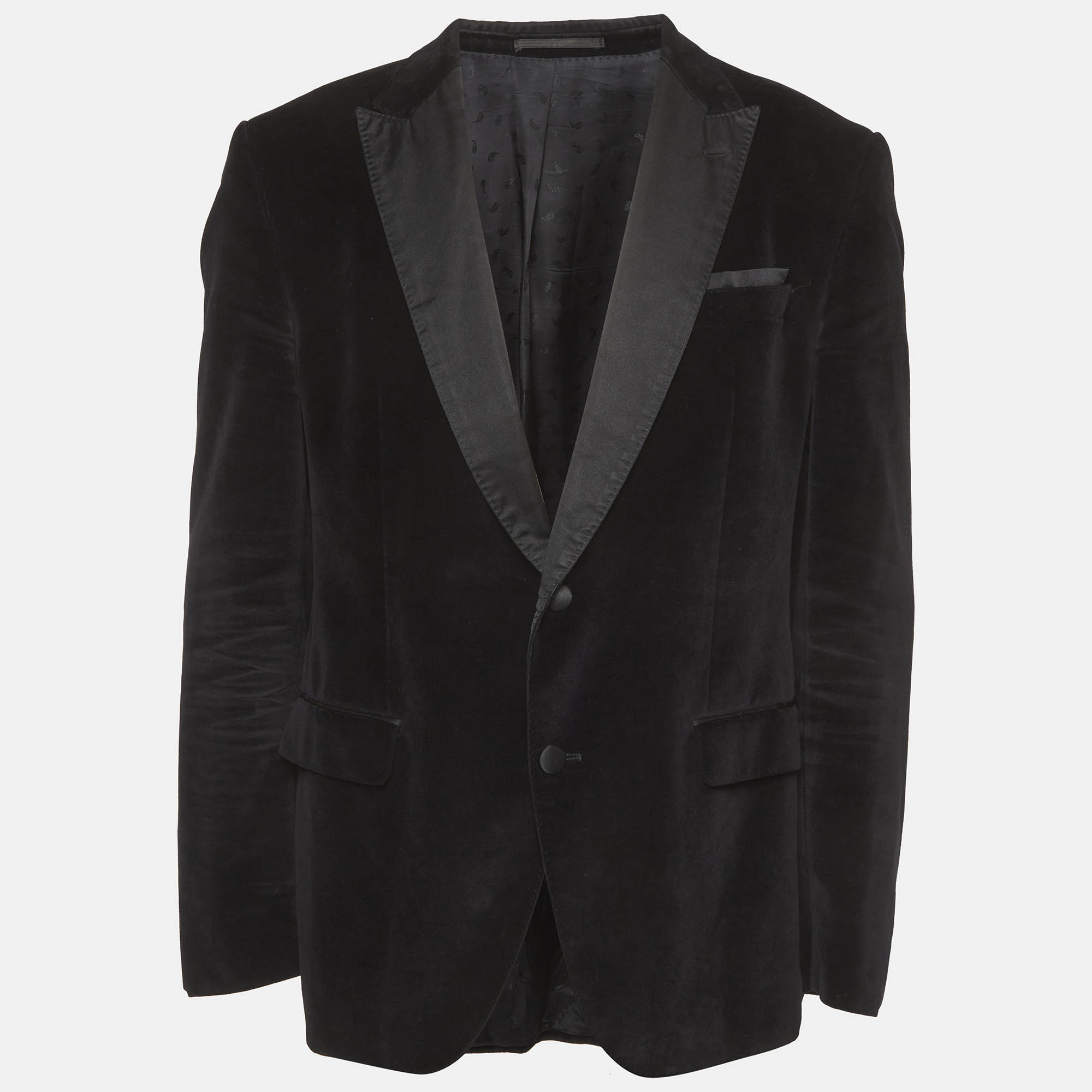 

Boss by Hugo Boss Black Velvet Blazer 2XL