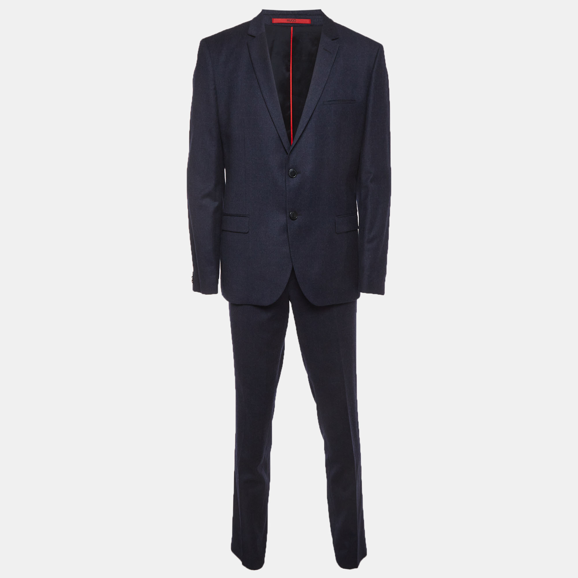 

Hugo Boss Navy Blue Felt Red label Single Breasted Blazer XXL