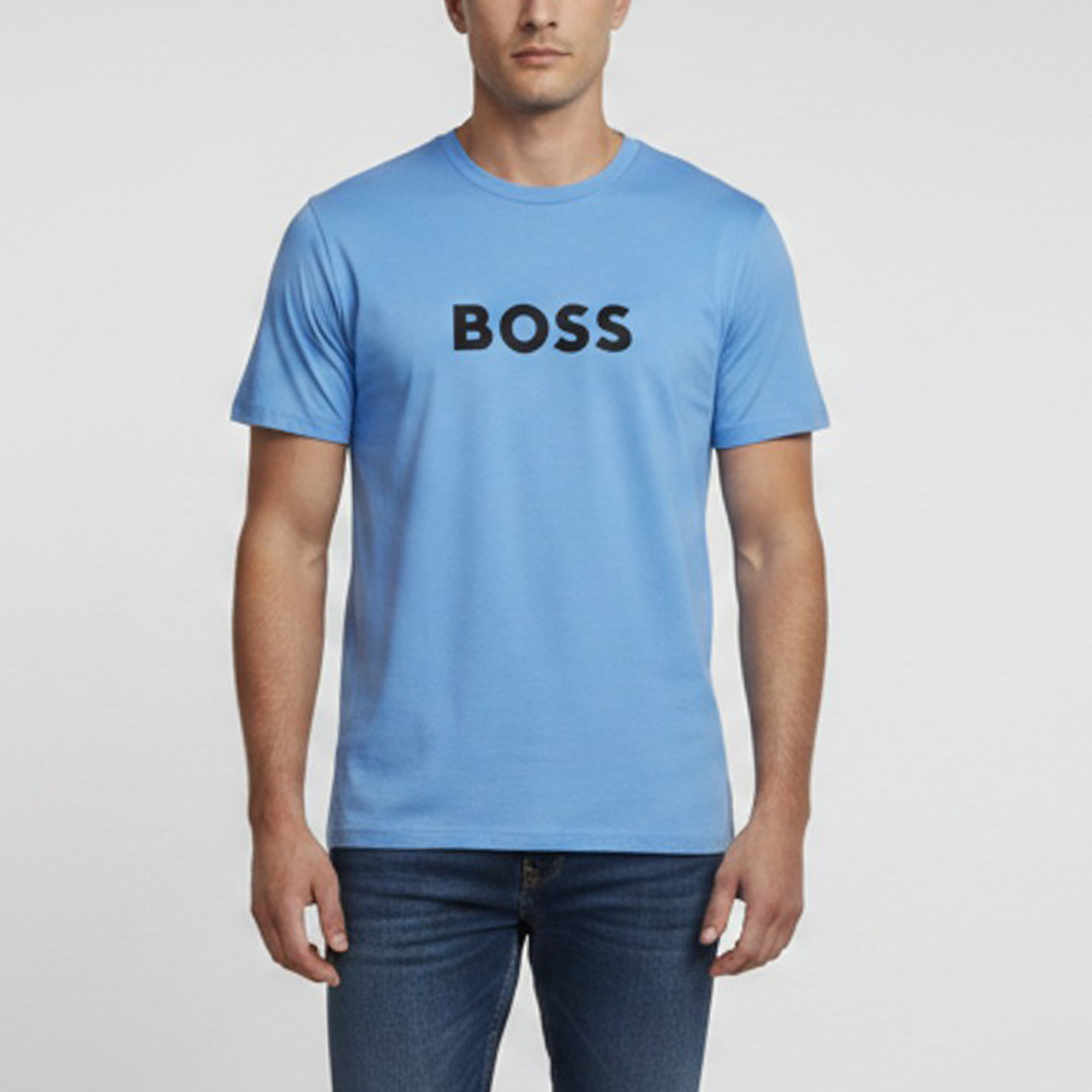 

Hugo Boss Beach Blue Logo Print Jersey Sun Protection T-Shirt XL