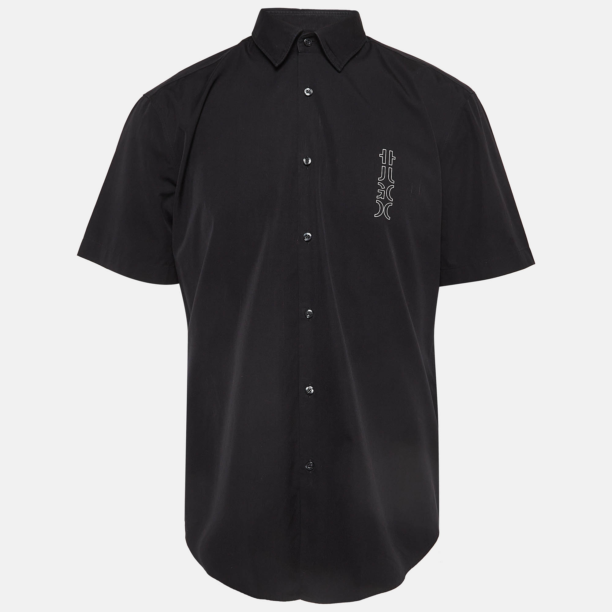 

Hugo Boss Black Printed Cotton Shirt