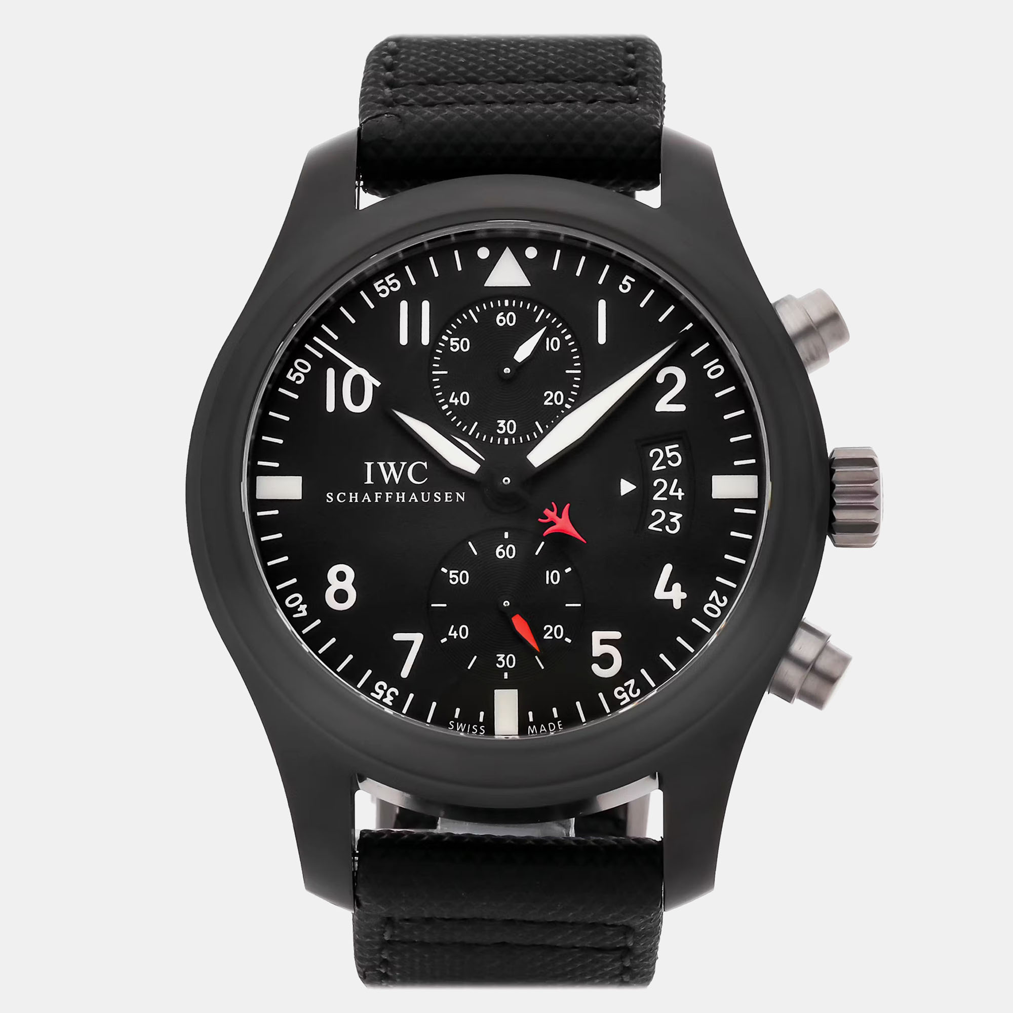

IWC Black Ceramic Pilot's Automatic Men's Wristwatch 46 mm