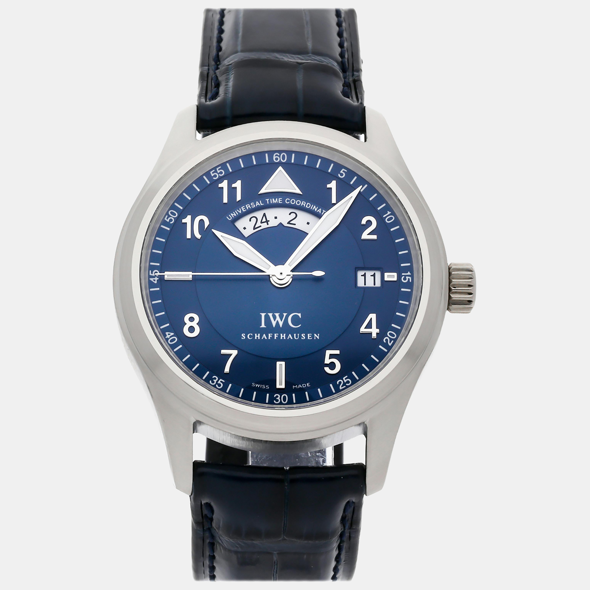 

IWC Blue Platinum Pilot's IW3251-09 Automatic Men's Wristwatch 39 mm