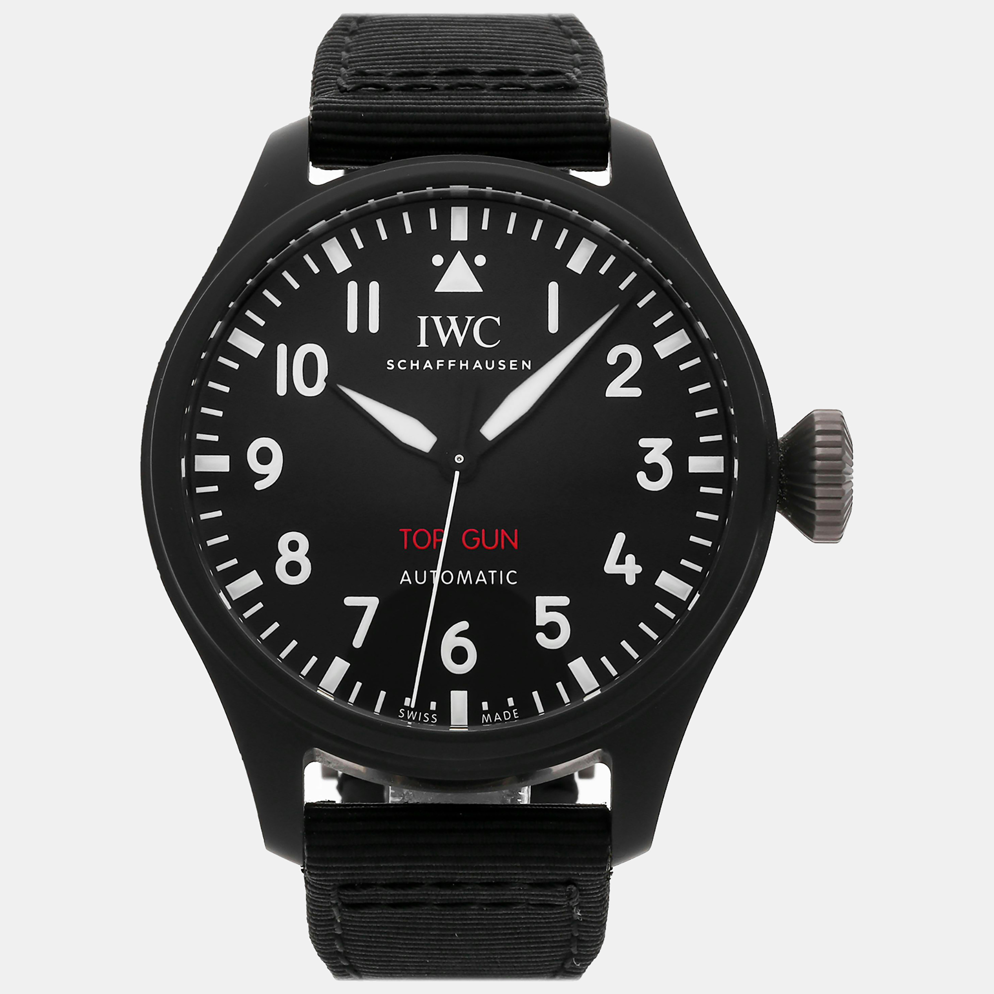 

IWC Black Ceramic Pilot's IW3891-08 Automatic Men's Wristwatch 44 mm