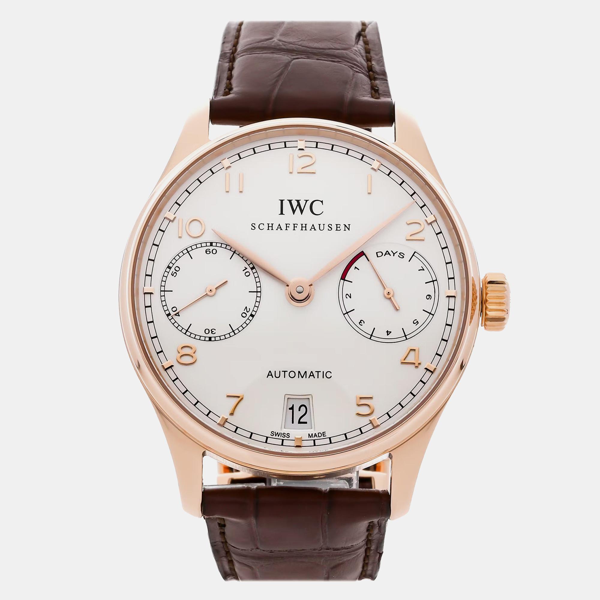 

Pre-Owned IWC Portuguese 7 Day 42 mm, Silver