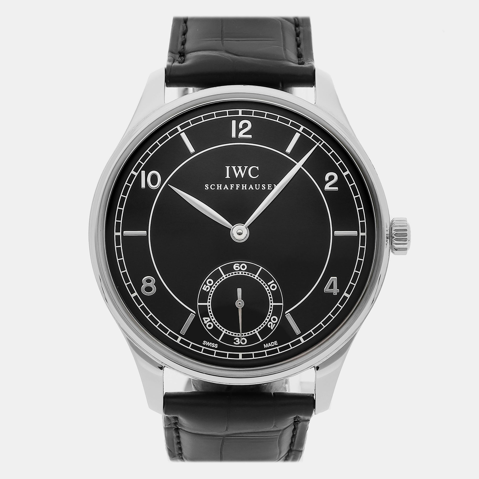 

Pre-Owned IWC "Vintage" Portuguese Hand Wound IW5445-01, Black