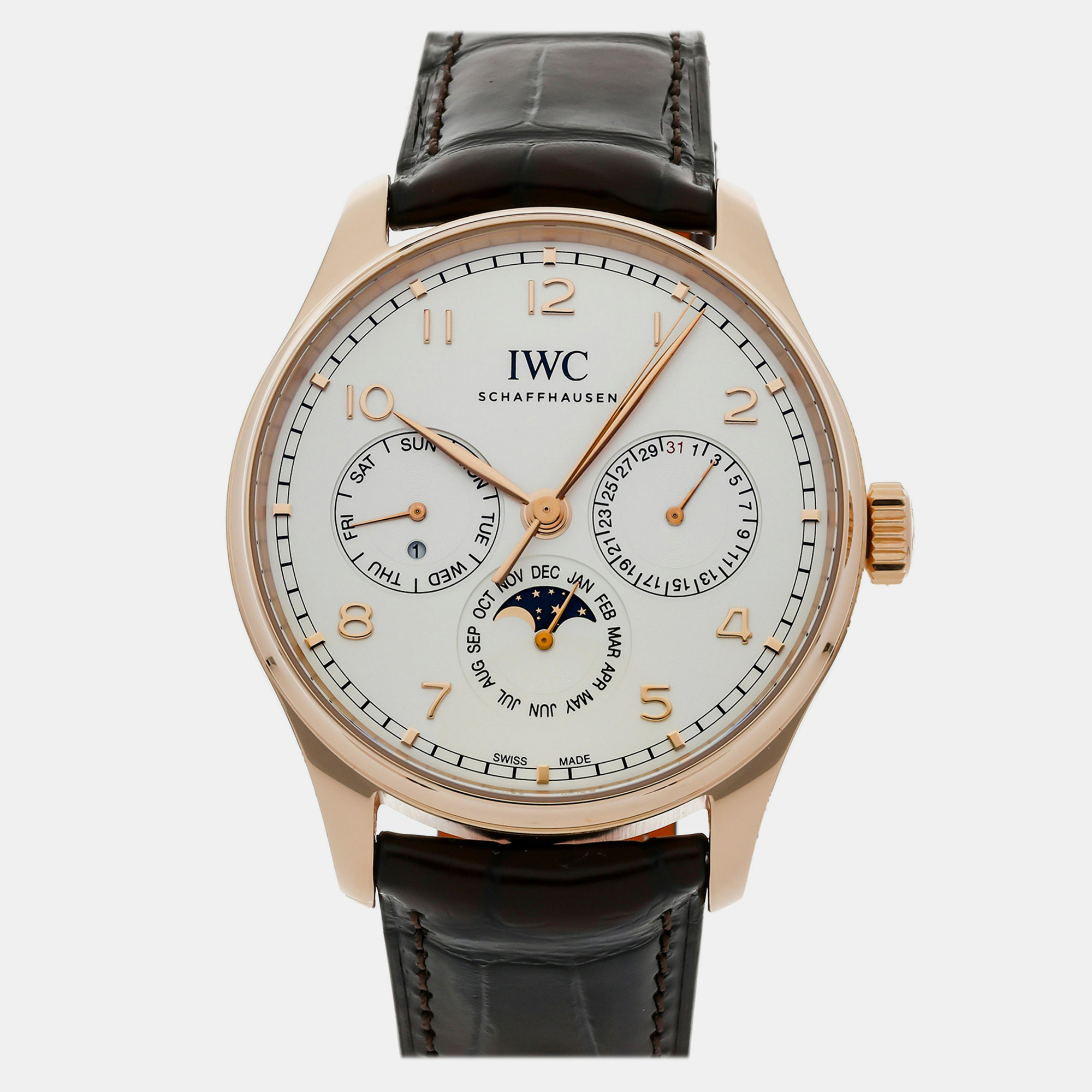 

Pre-Owned IWC Portugieser Perpetual Calendar 42 mm, Silver