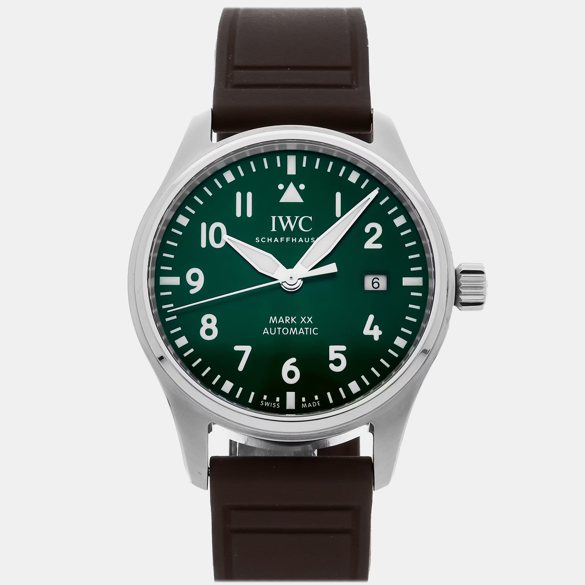 

Pre-Owned IWC Pilot's Watch Mark XX IW3282-05, Green