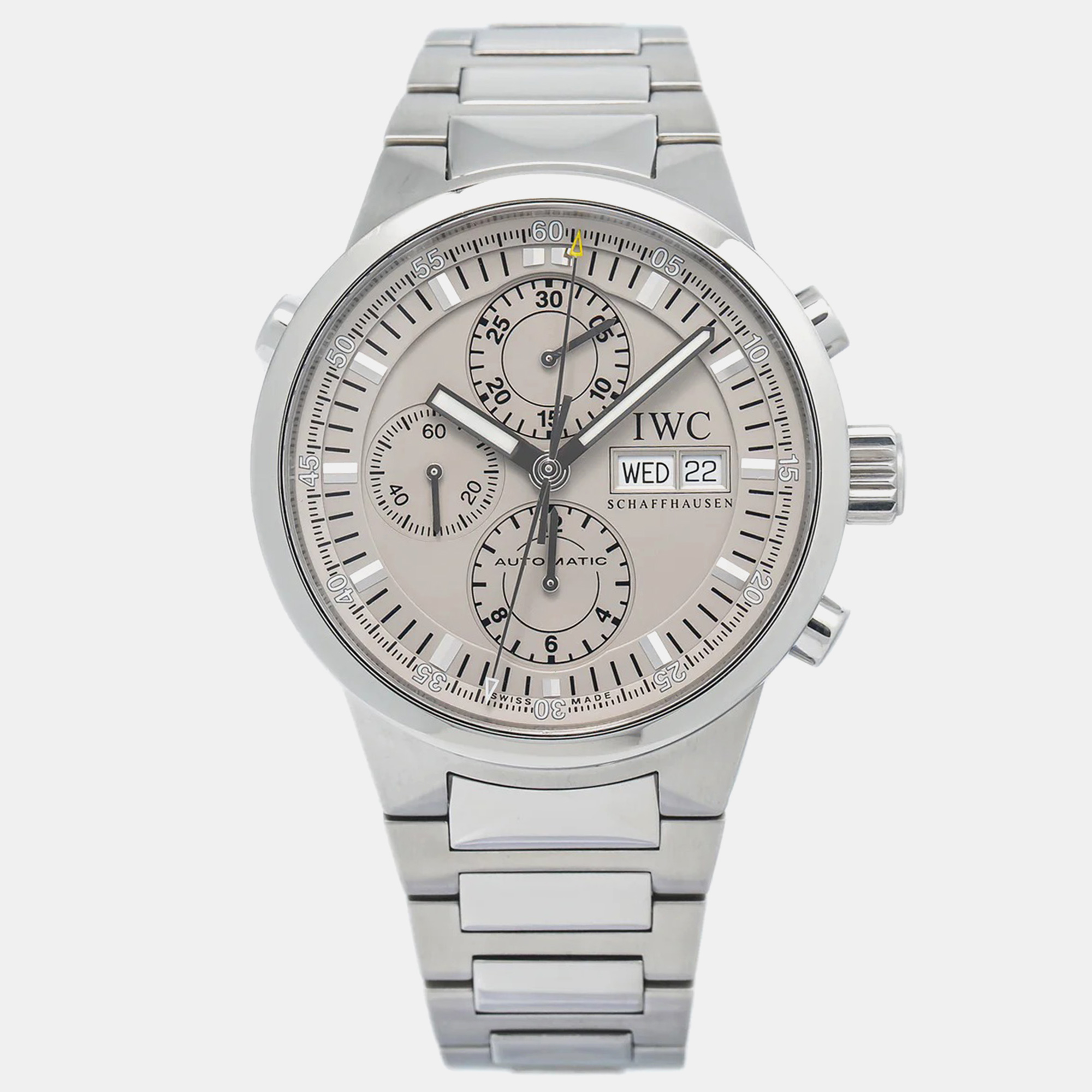 

IWC Silver Stainless Steel GST IW371508 Automatic Men's Wristwatch
