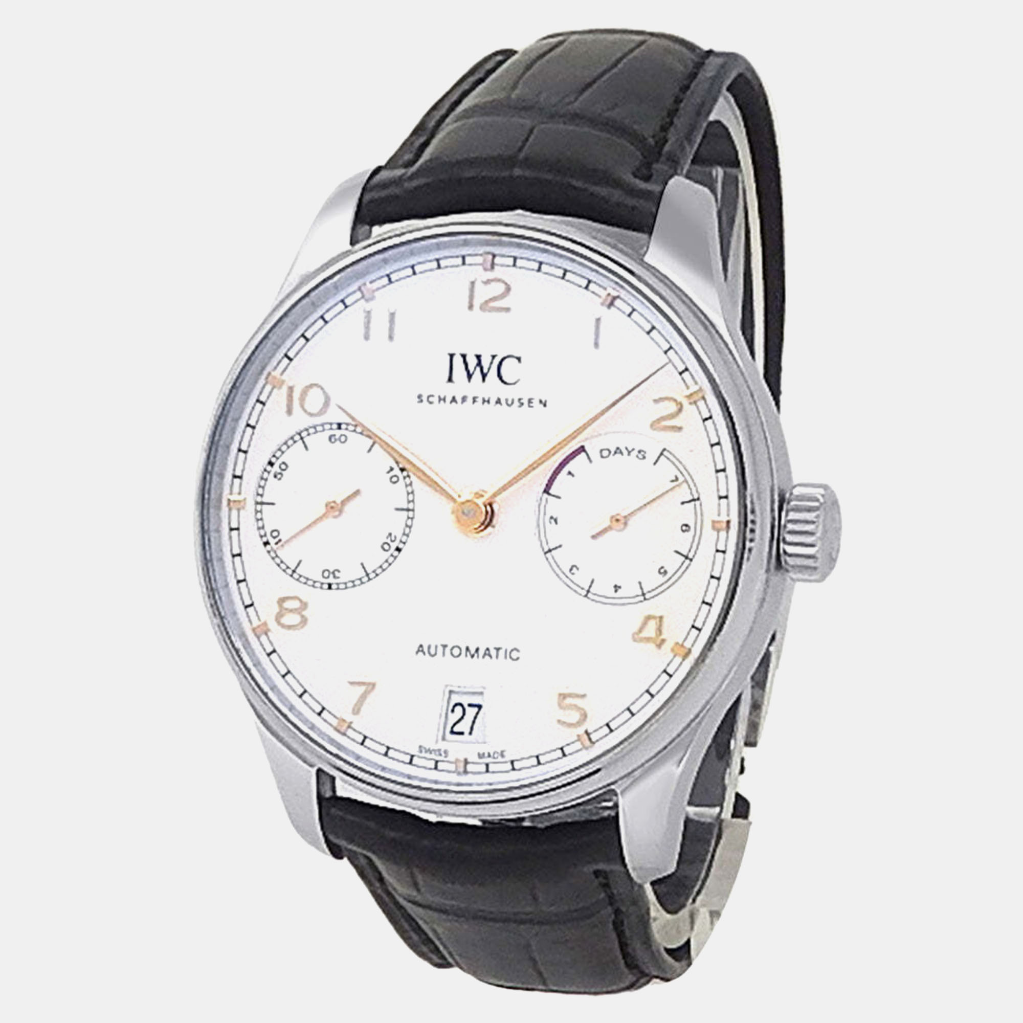 

IWC Portuguese IW500114 Automatic Silver Stainless Steel Men's Wristwatch 42 mm