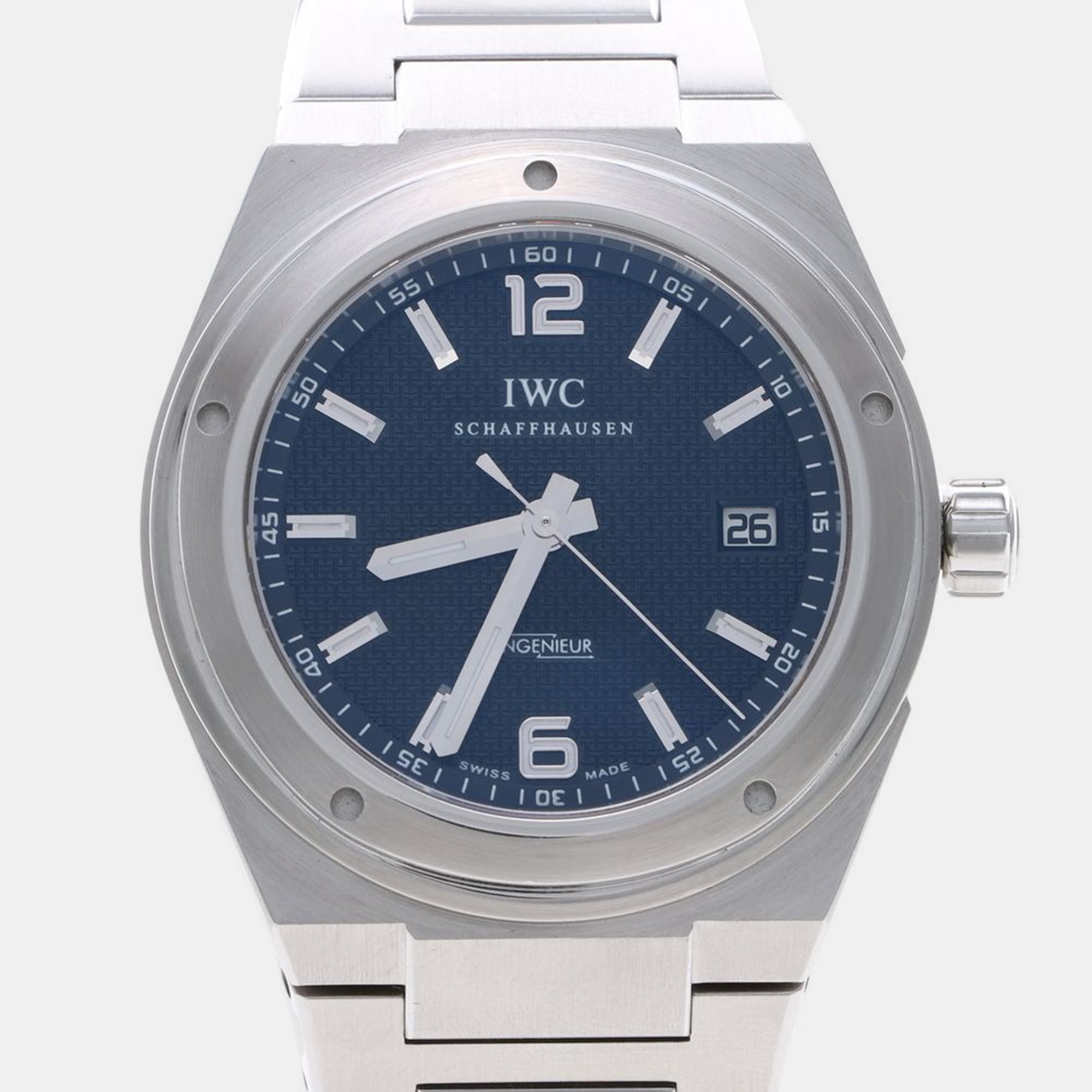 

IWC Ingenieur Automatic Stainless Steel Men's Wristwatch 42 mm, Blue