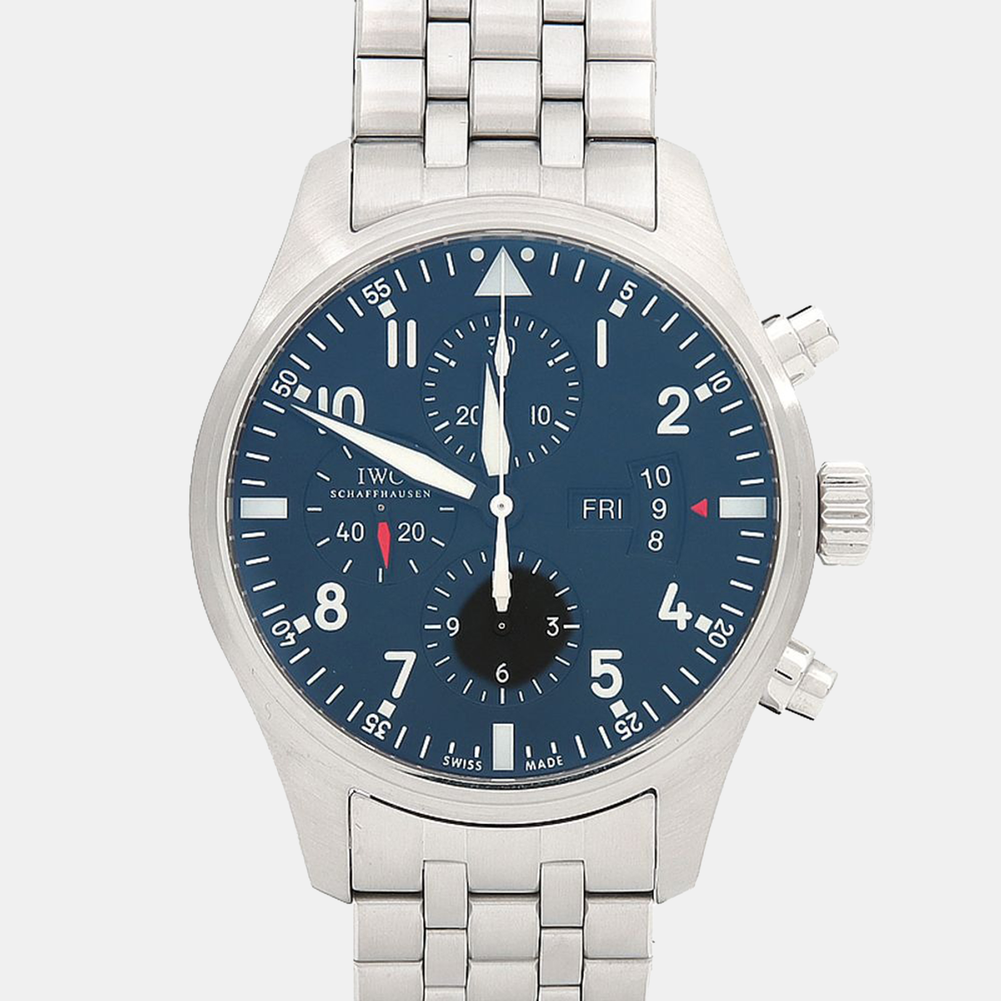 

IWC Pilot's IW377704 Automatic Black Stainless Steel Men's Wristwatch 43 mm