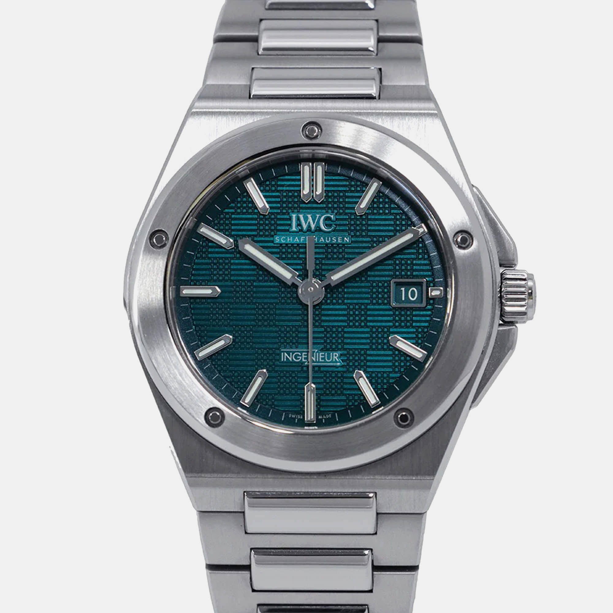 

IWC Ingenieur IW328903 Automatic Green Stainless Steel Men's Wristwatch 40 mm