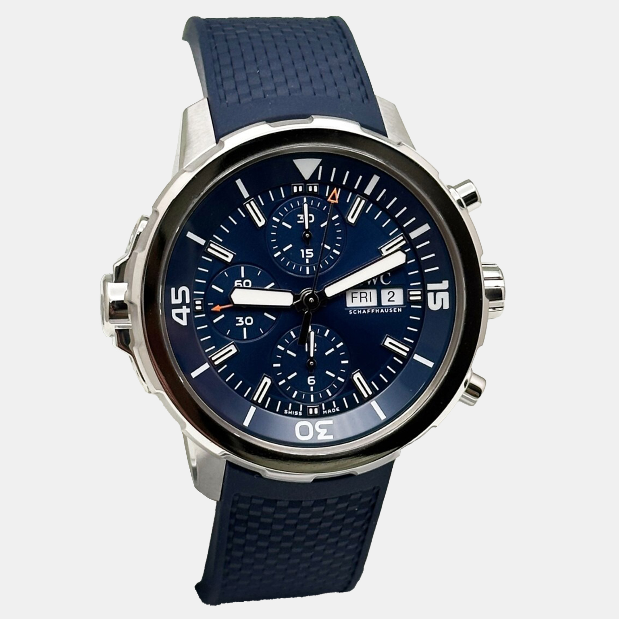

IWC Aquatimer Chronograph IW376805 Automatic Blue Stainless Steel Men's Wristwatch 44 mm