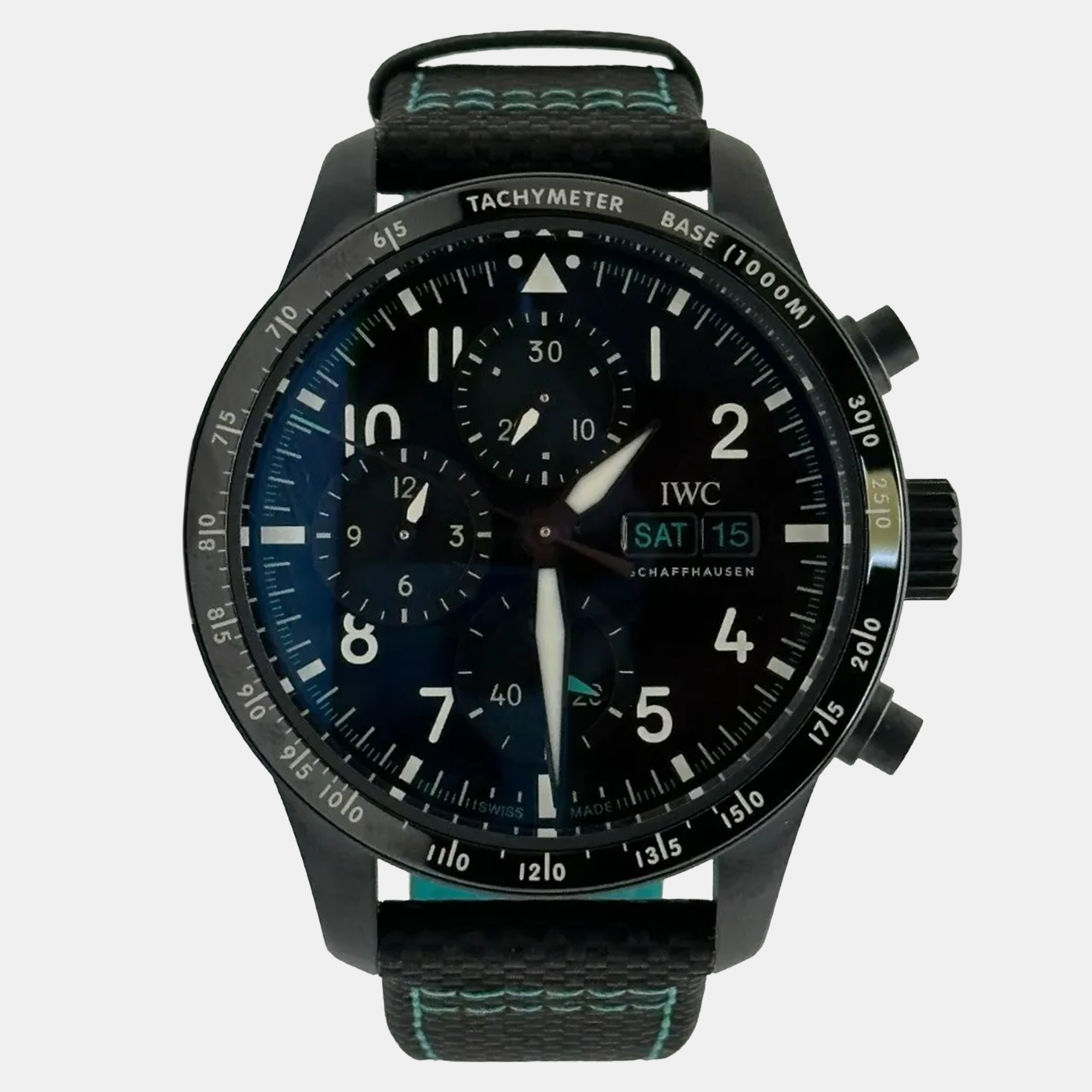 

IWC Pilot Chronograph IW388306 Automatic Black Stainless Steel Unisex Wristwatch 41 mm