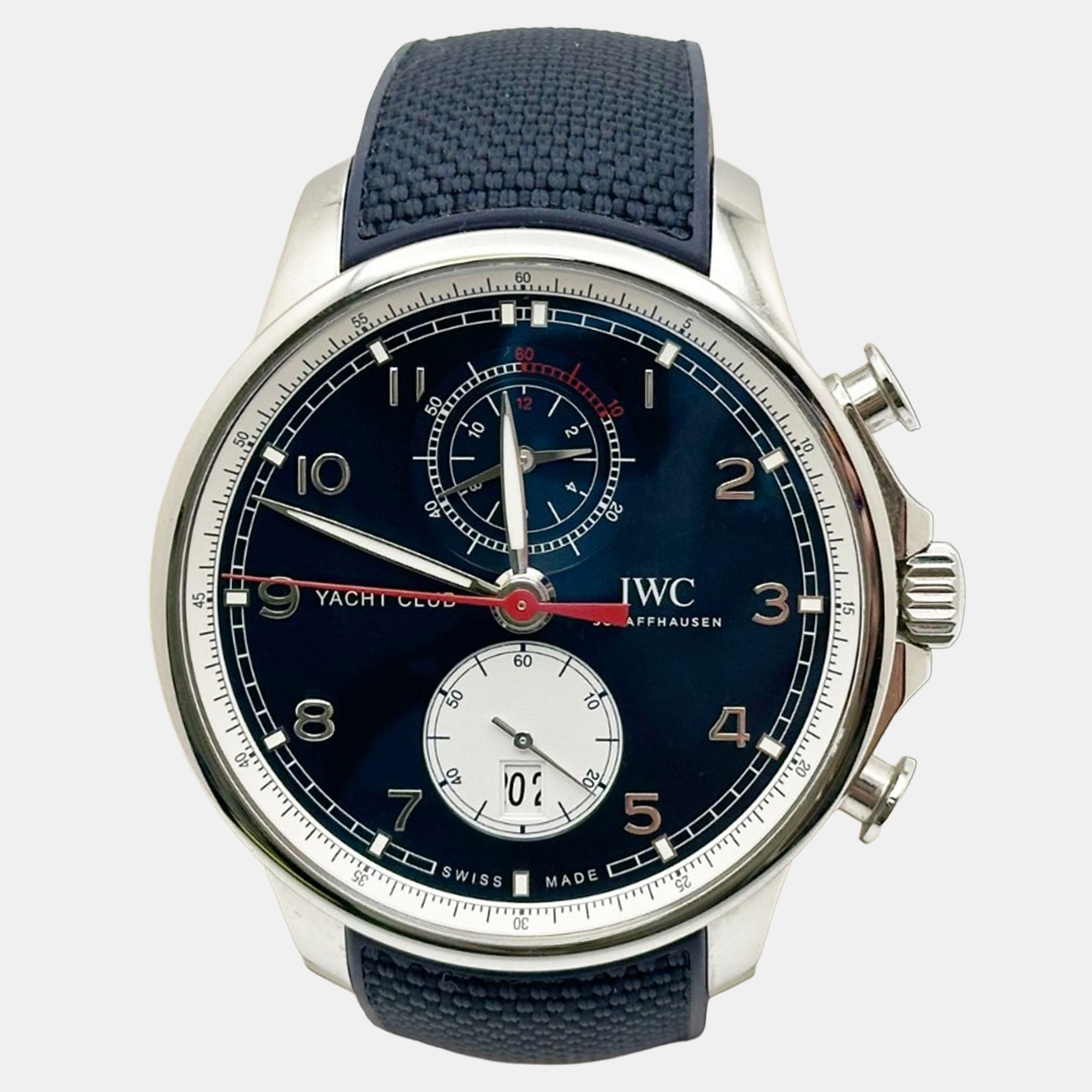 

IWC Portugieser Yacht Club Orlebar Brown IW390704 Automatic Blue Stainless Steel Men's Wristwatch