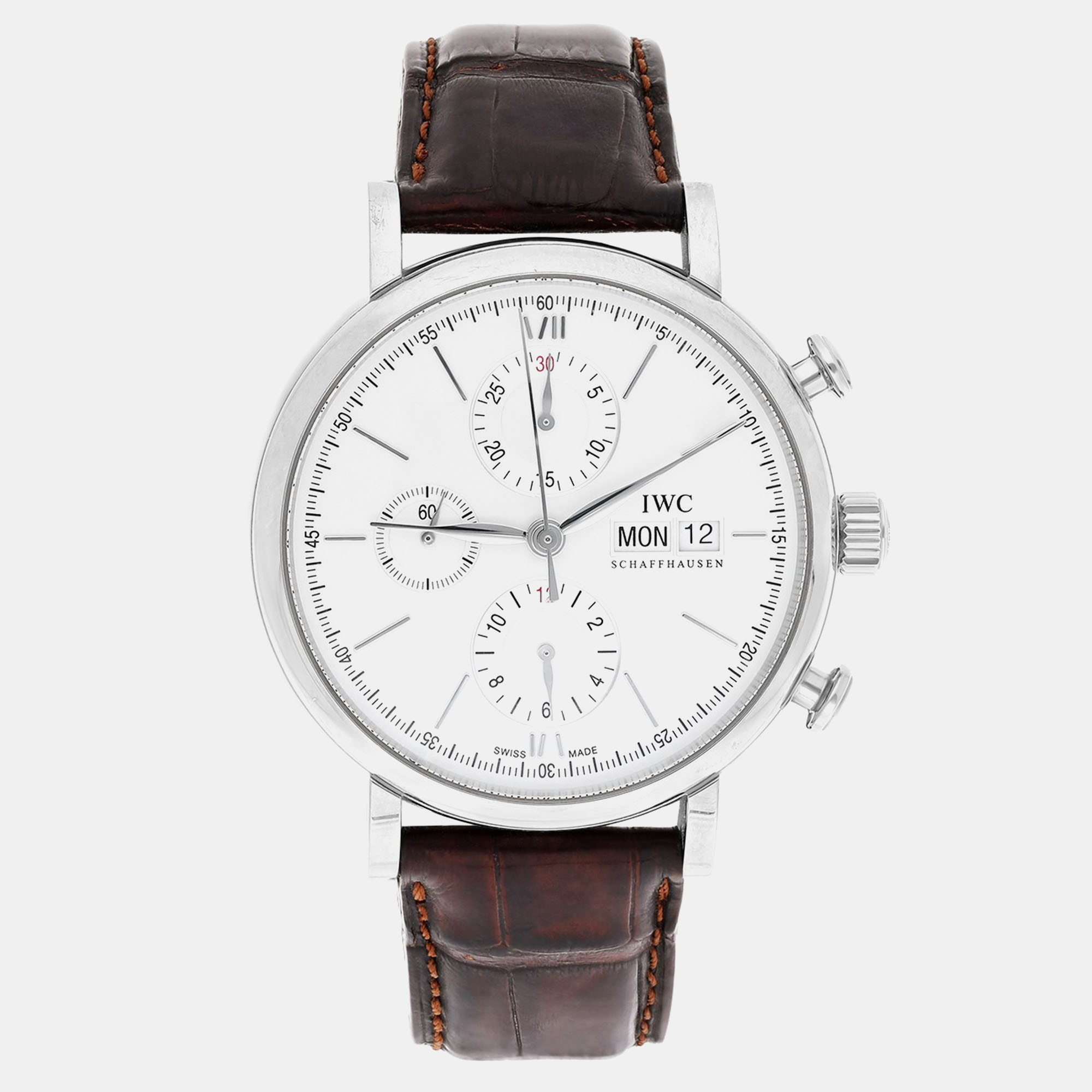 

IWC Portofino Chronograph IW391027 Automatic Silver Stainless Steel Men's Wristwatch 42 mm