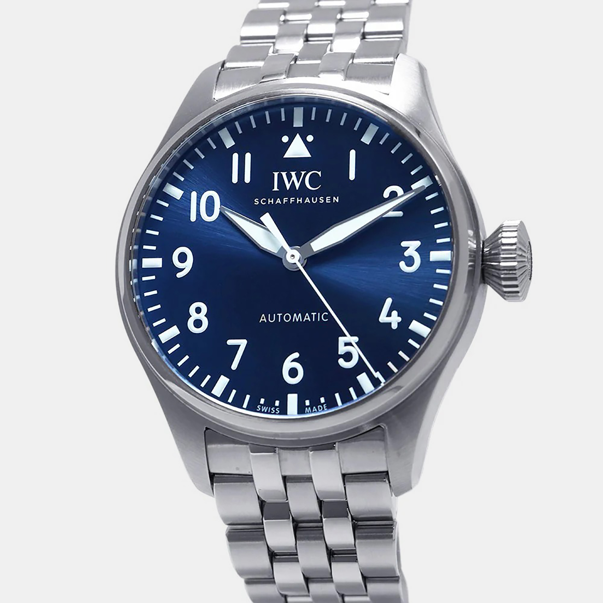 IWC Big Pilot’s IW329304 Automatic Blue Stainless Steel Men’s Wristwatch 43 mm