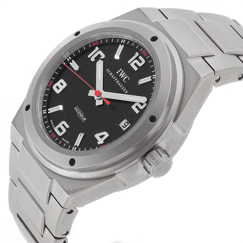 

IWC Black Titanium Ingenieur AMG IW322702 Men's Wristwatch