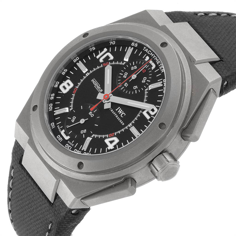 

IWC Black Titanium Ingenieur AMG IW372504 Men's Wristwatch