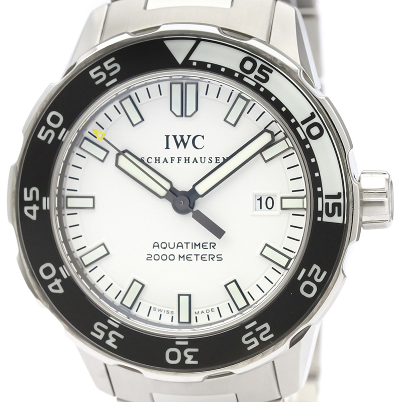 

IWC White Stainless Steel Aquatimer Automatic